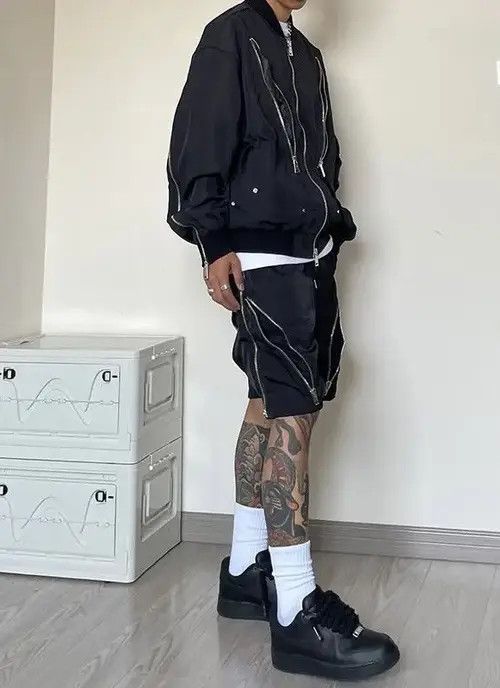 Japanese Brand Kurumi x Ayase Streetwear Zipper Retro Design Shorts Y2k Size US 30 / EU 46 - 5 Thumbnail