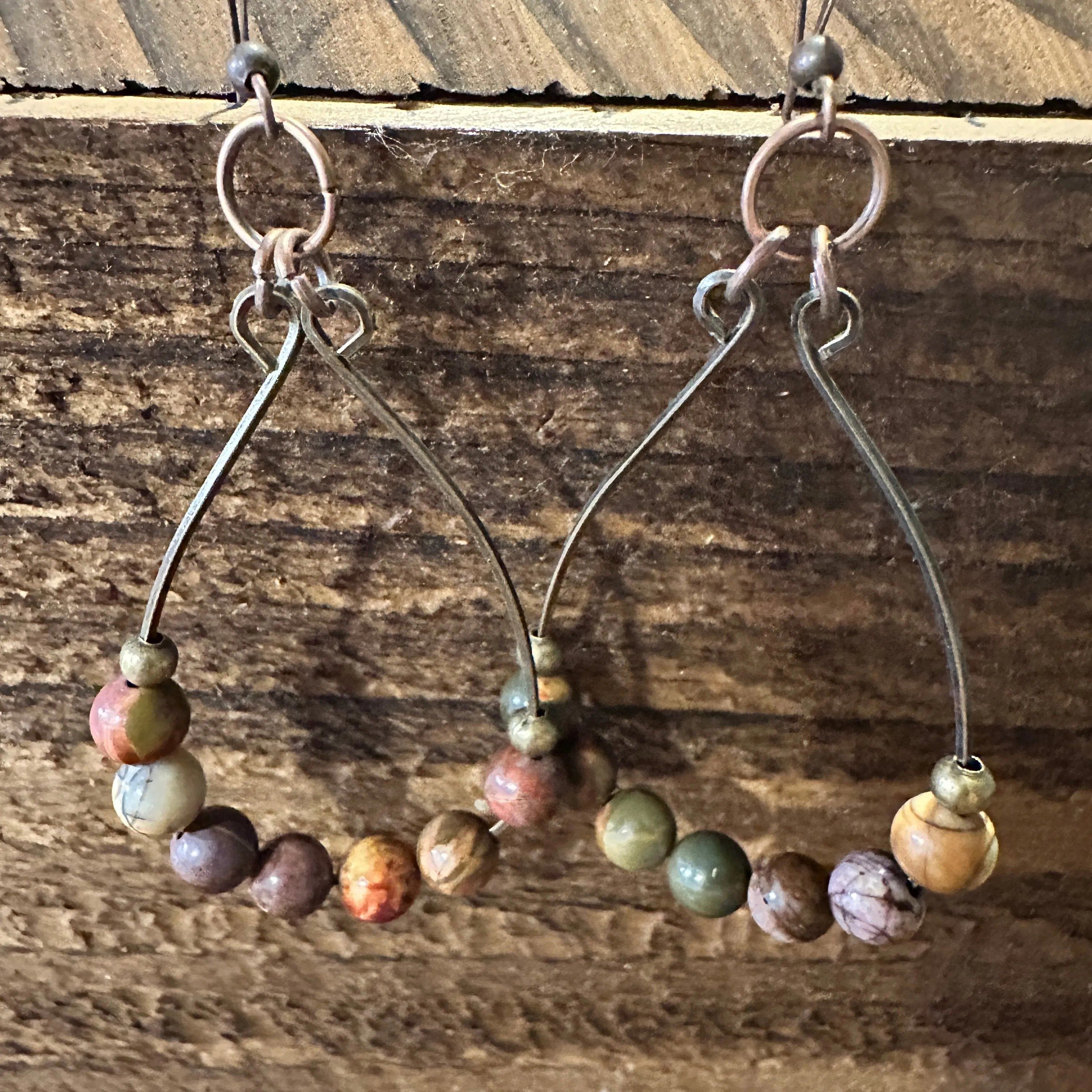 Other Handmade Western Hippie Copper Wire Colorful Wooden Beads Dr Size ONE SIZE - 8 Thumbnail