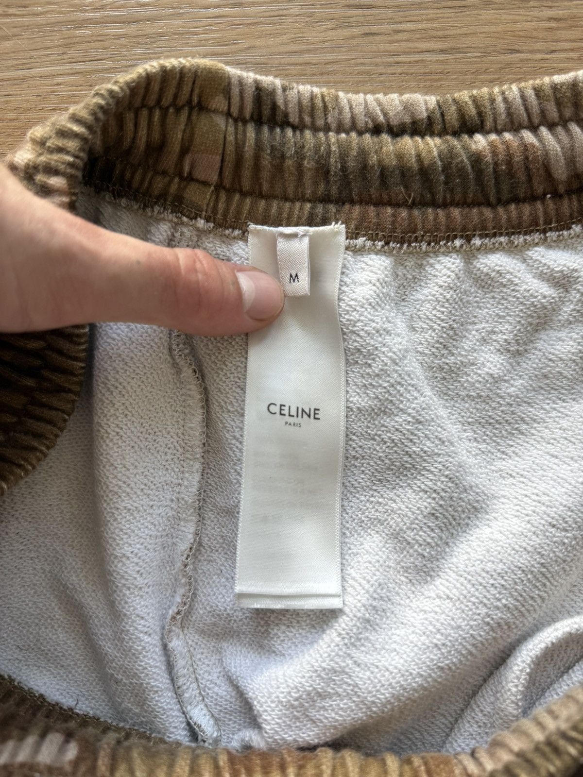 Celine CELINE Mini Logo Camo Sweatpants Size US 32 / EU 48 - 8 Thumbnail