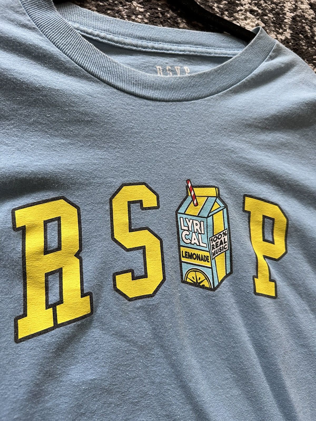 image of Lyrical Lemonade x Rsvp Gallery Ll X Rsvp Gallery Tee in Blue, Men's (Size Large)