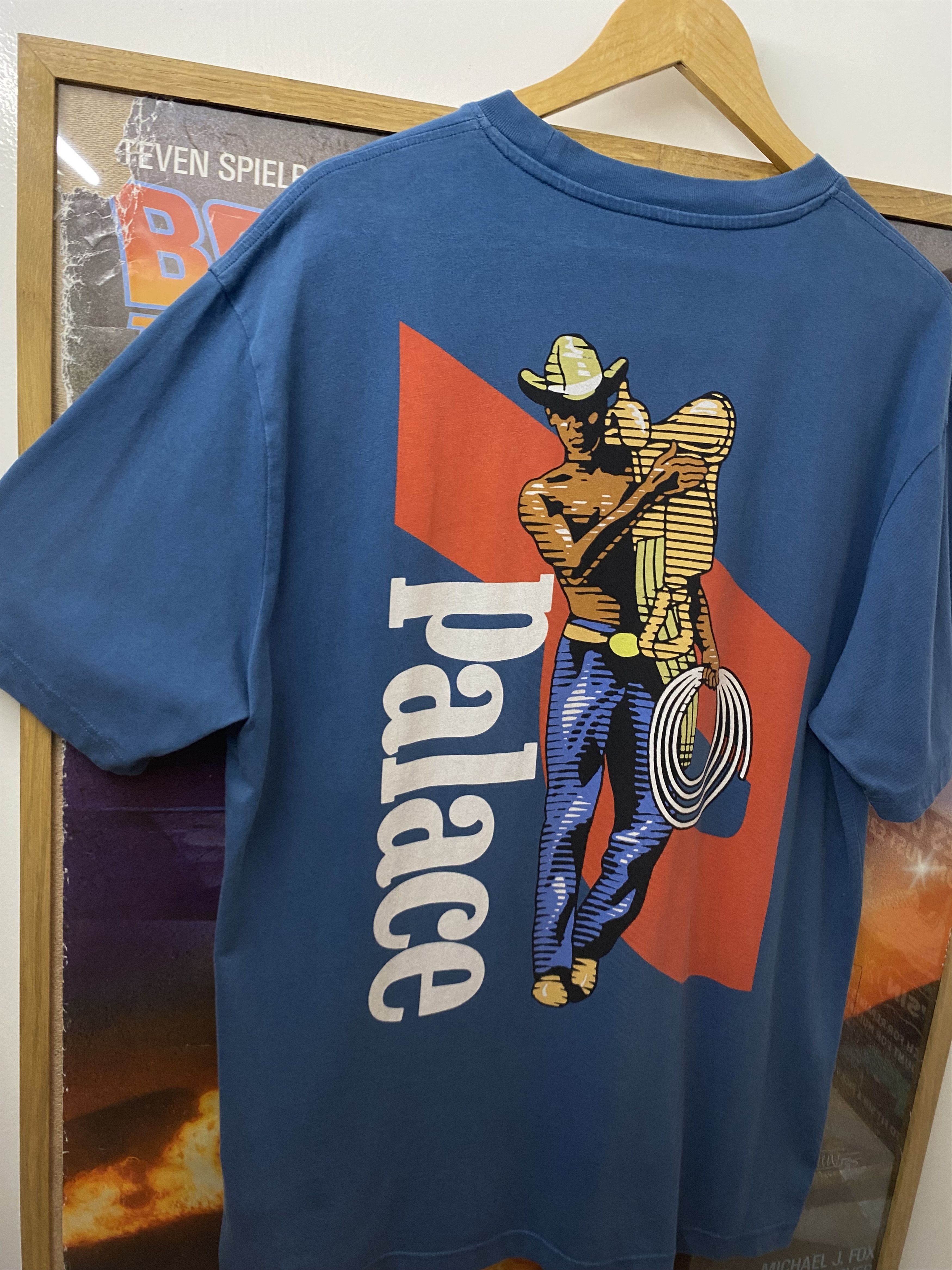 Palace SS2022 Palace Saves Marlboro Man Cowboy Parody Pocket Tee Size US XL / EU 56 / 4 - 5 Thumbnail