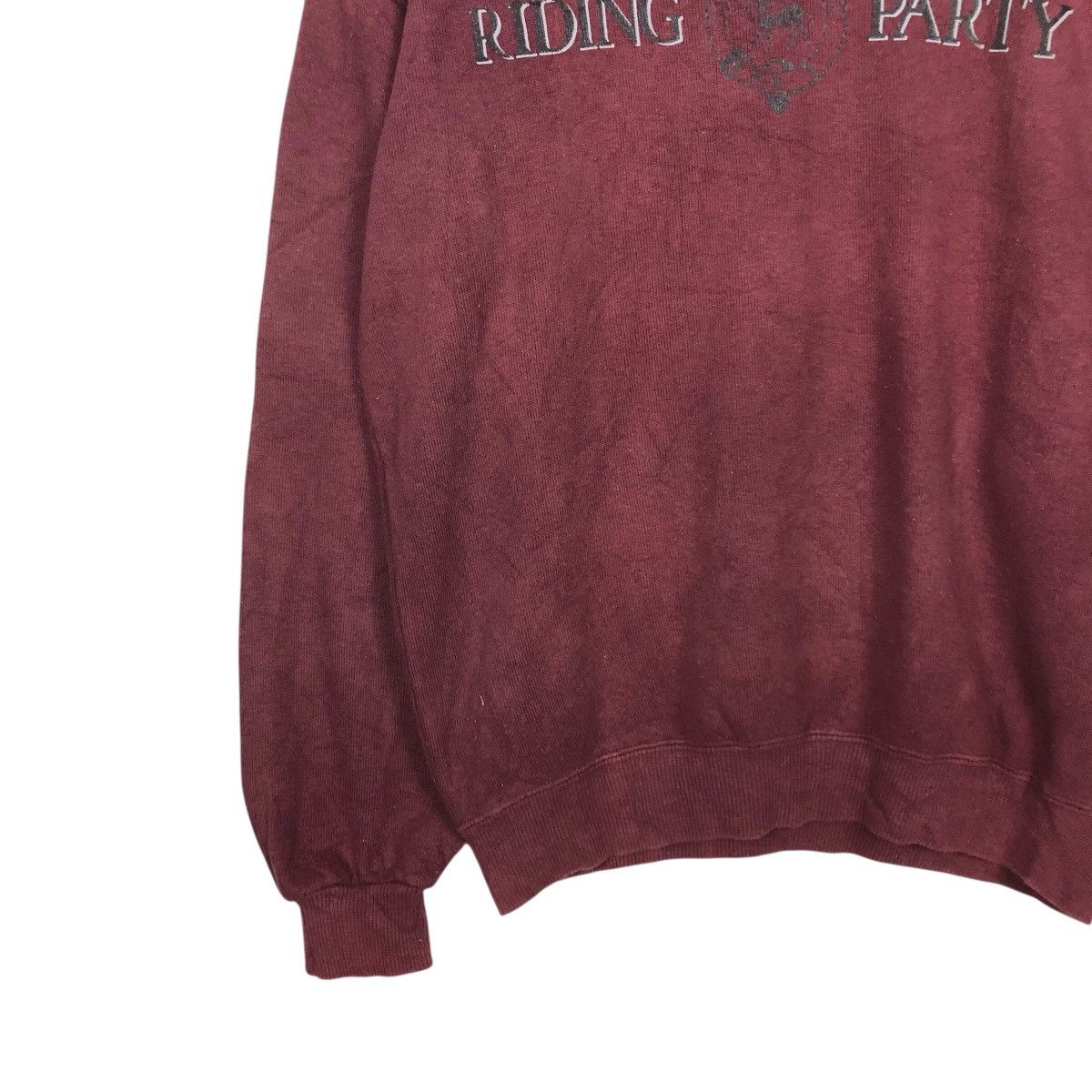 Japanese Brand 📌Vintage Sweatshirt Riding Party Big Logo Issey Miyake Size US L / EU 52-54 / 3 - 5 Thumbnail