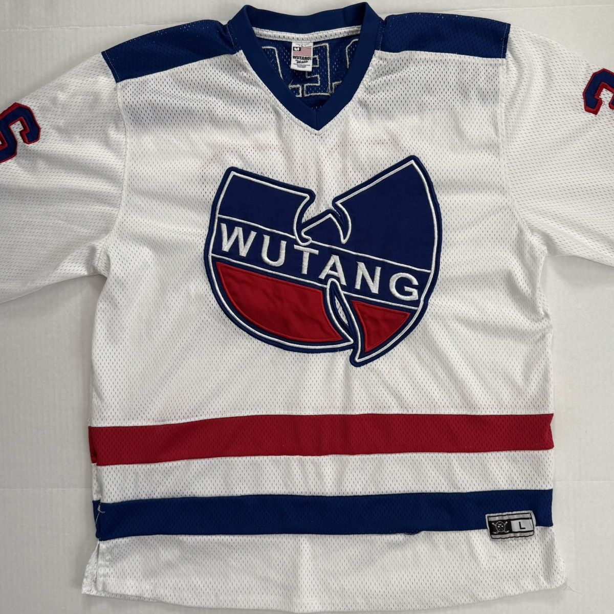 Wu-Tang Clan 🔴Wu-Tang Hockey Jersey Size Large New York Rangers Wu-Wear Size US L / EU 52-54 / 3 - 12 Thumbnail