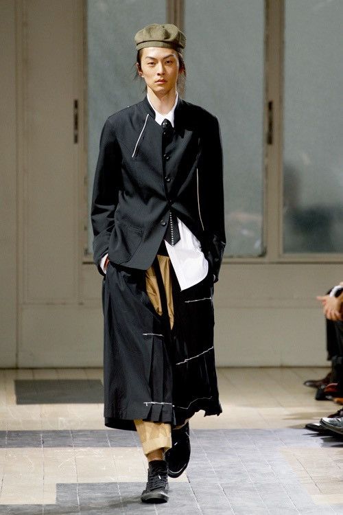 Yohji Yamamoto Yohji Yamamoto Pour Homme Wool Gabardine Cubist Jacket SS12 Size US M / EU 48-50 / 2 - 1 Thumbnail