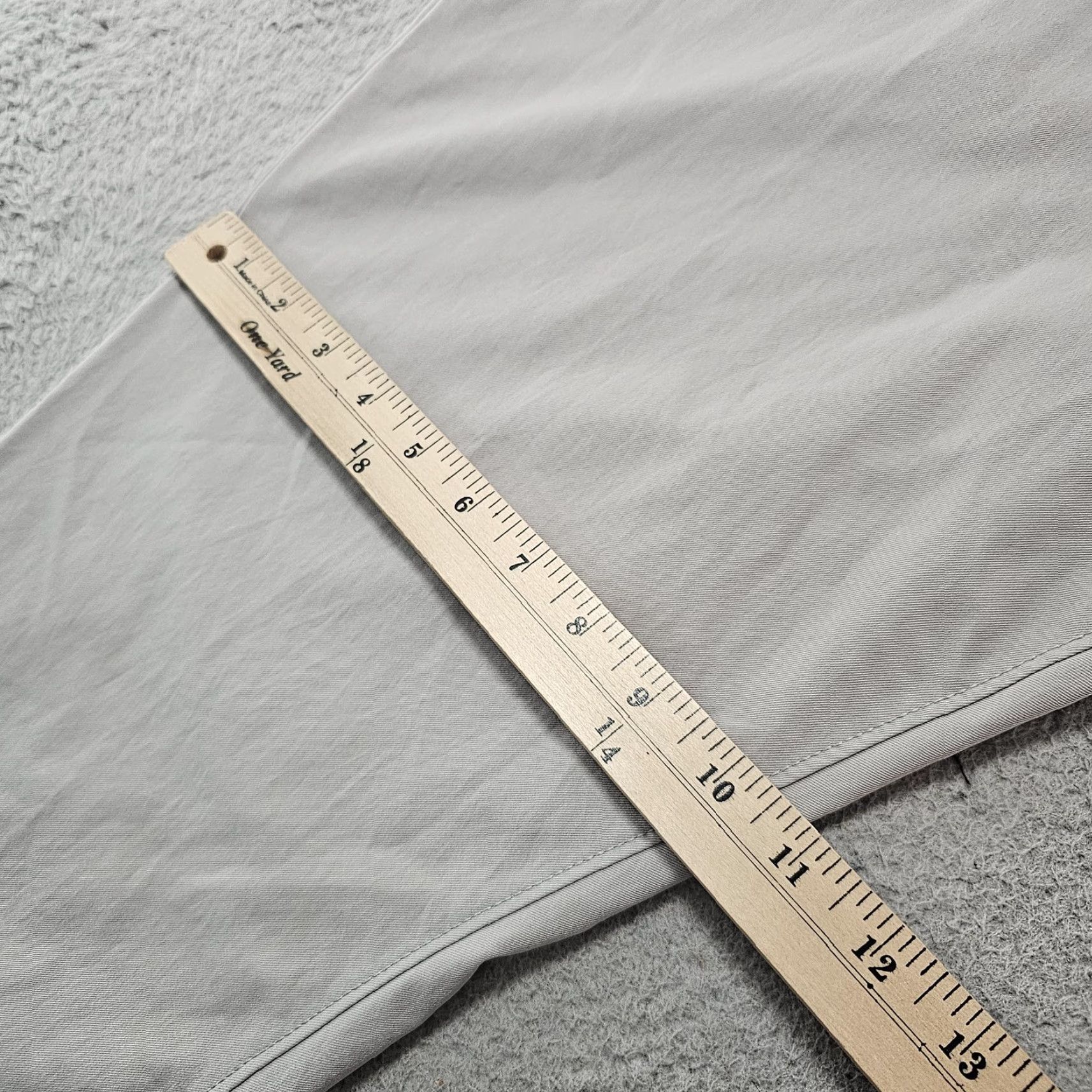 Vintage Public Rec Pants Mens 42x25 Gray Performance Stretch Polyester Golf Lightweight Size US 42 / EU 58 - 6 Thumbnail