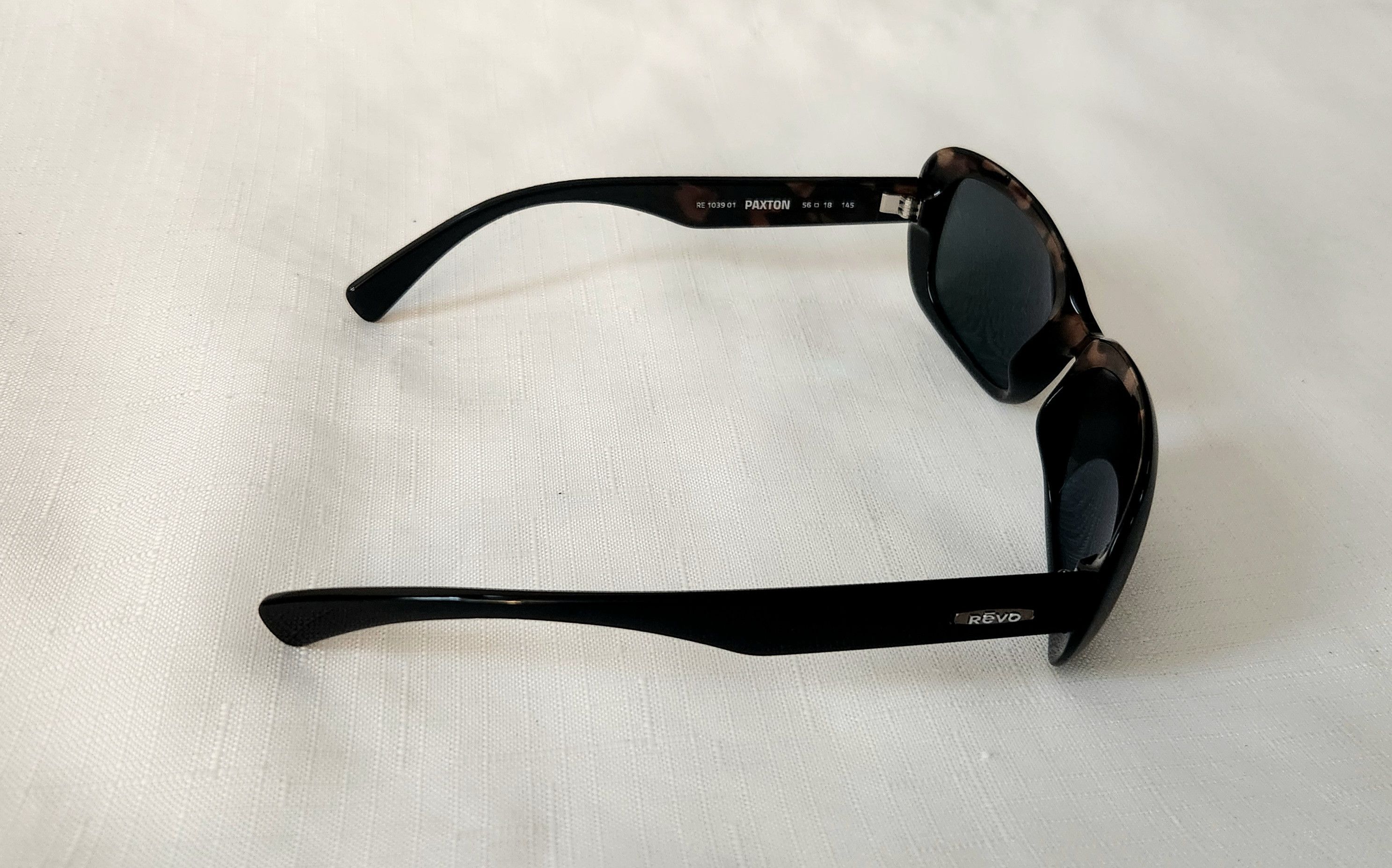Other Revo Polarized RE1039 PAXTON Sunglasses 01 GY Shiny Bla Size ONE SIZE - 5 Thumbnail
