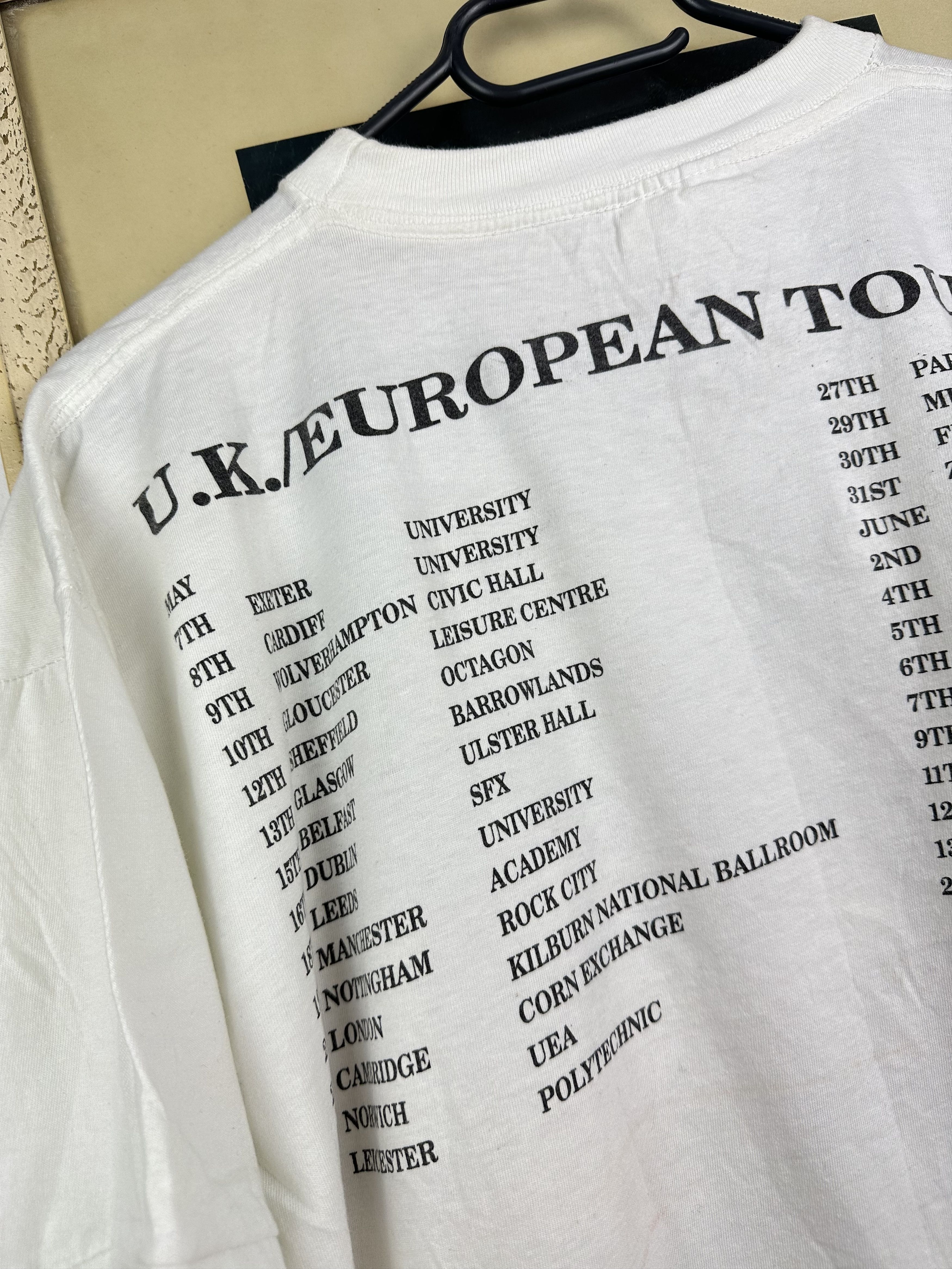 Band Tees × Vintage Vintage 1991 EMF Schubert Dip Tour Shirt Band Tee Rare Size US XL / EU 56 / 4 - 15 Thumbnail