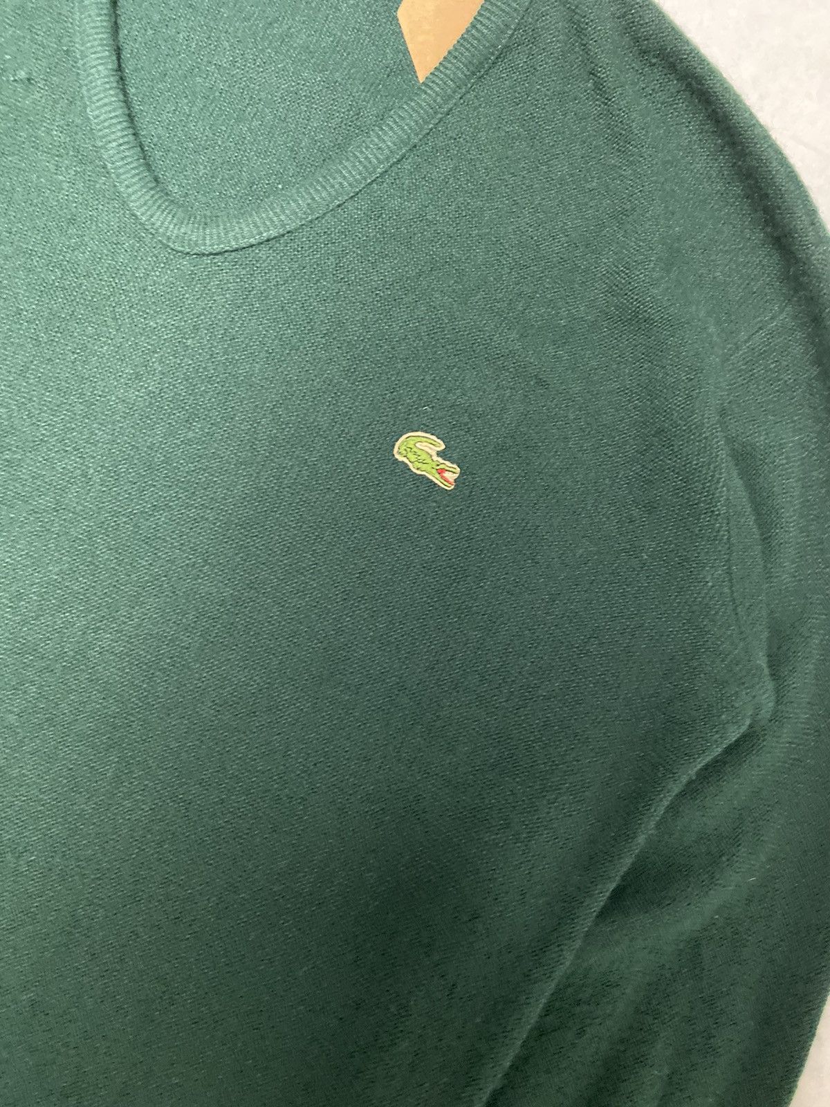 Lacoste × Vintage Crazy Y2K 60’s Lacoste Izod V Neck Sweater XL Size US XL / EU 56 / 4 - 2 Thumbnail
