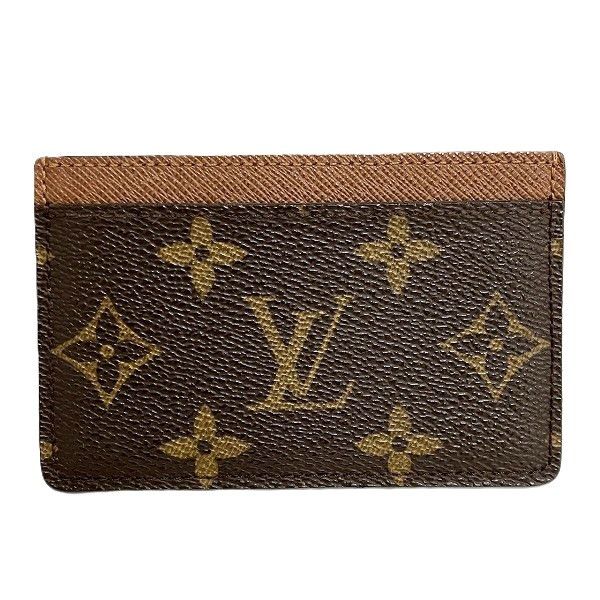 Louis Vuitton Louis Vuitton Louis Vuitton Monogram Card Case M61733 Canvas Card Case M61733 in Good Condition Size ONE SIZE - 1 Thumbnail