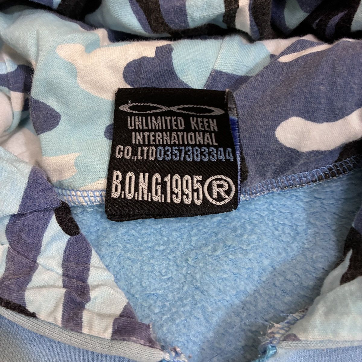 Japanese Brand Japanese brand blue-blue hoodie Size US XL / EU 56 / 4 - 6 Thumbnail