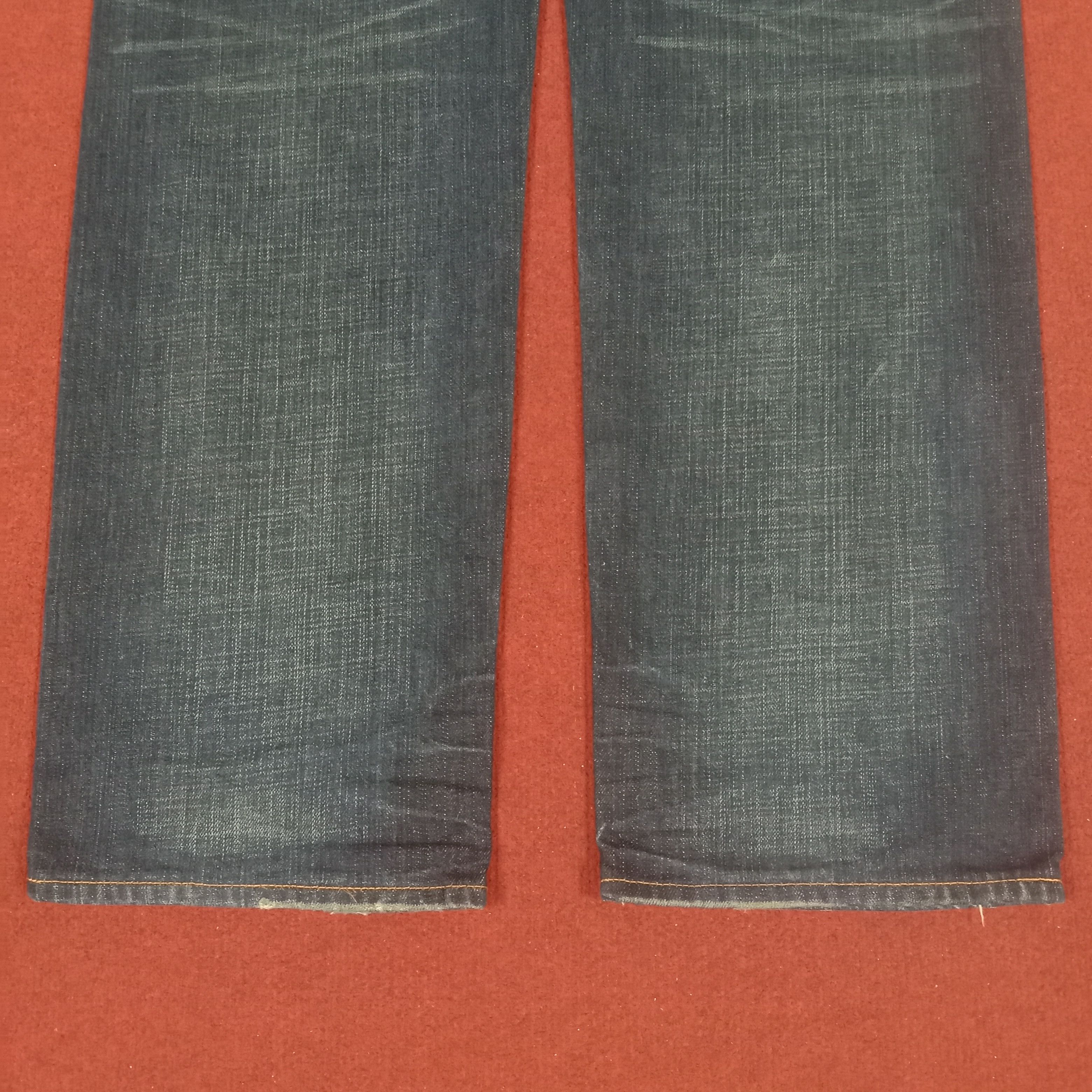 Evisu × Japanese Brand × Vintage Evisu Streetwear Skater Custom Daicock Style Jeans Size US 30 / EU 46 - 6 Thumbnail