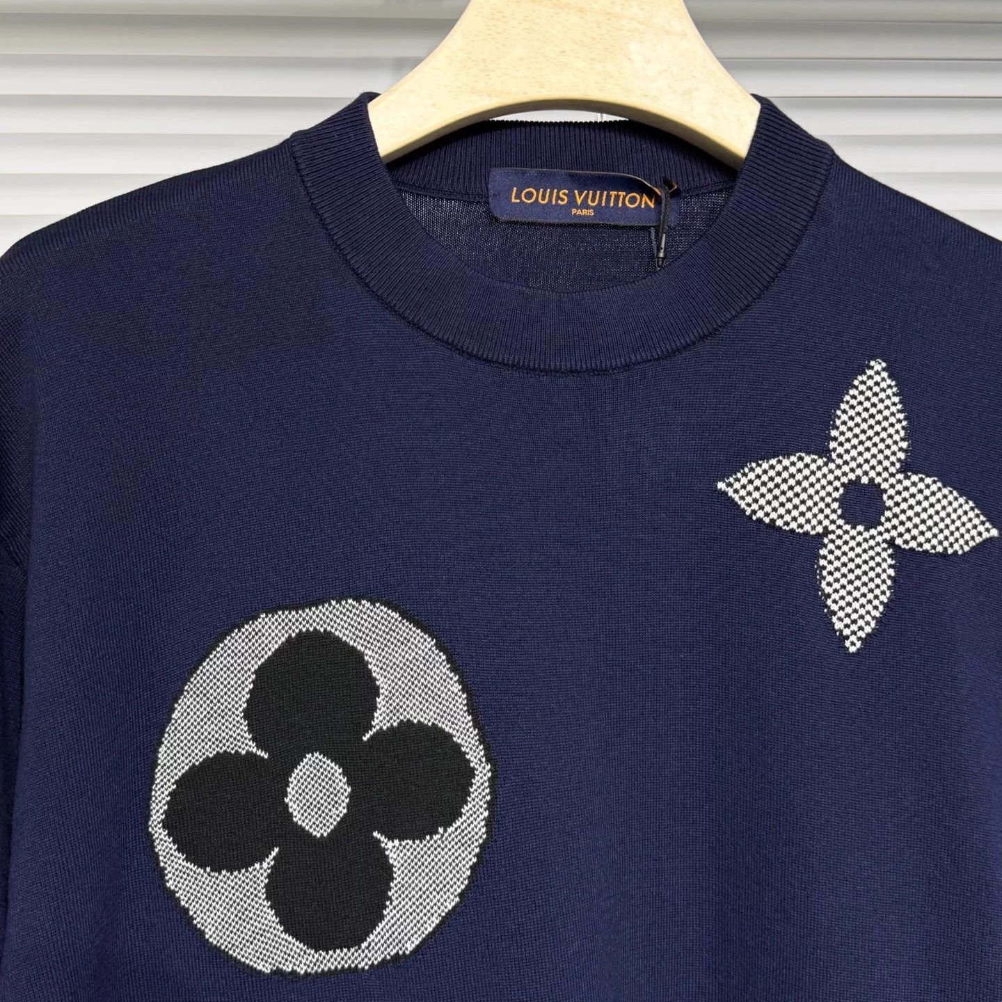 Louis Vuitton LV Knit Short-Sleeve SS26 Ski Navy L Size US L / EU 52-54 / 3 - 3 Thumbnail