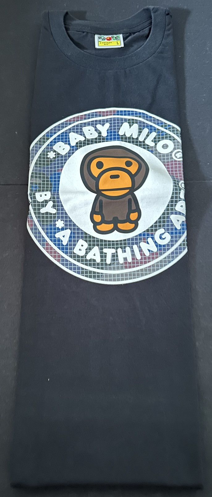 Bape A Bathing Ape Baby Milo Patchwork Busy Works Tee Size L
