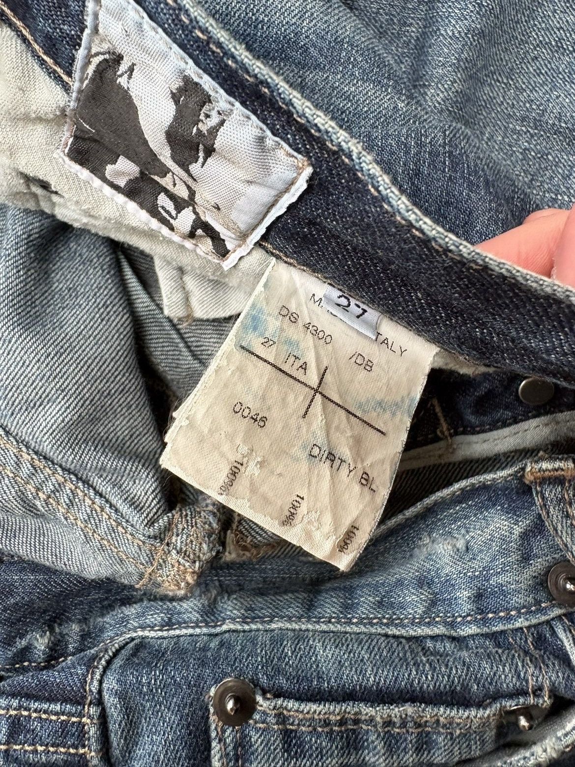 Rick Owens Rick Owens FW09 DRKSHDW Dirty Blue Detroits Size US 29 - 7 Thumbnail