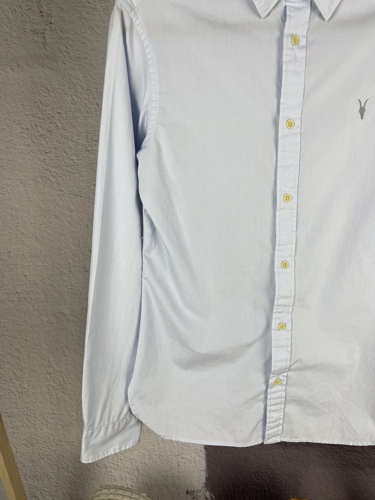 Allsaints Allsaints Riviera long sleeve blue basic classic shirt Size US XS / EU 42 / 0 - 4 Thumbnail