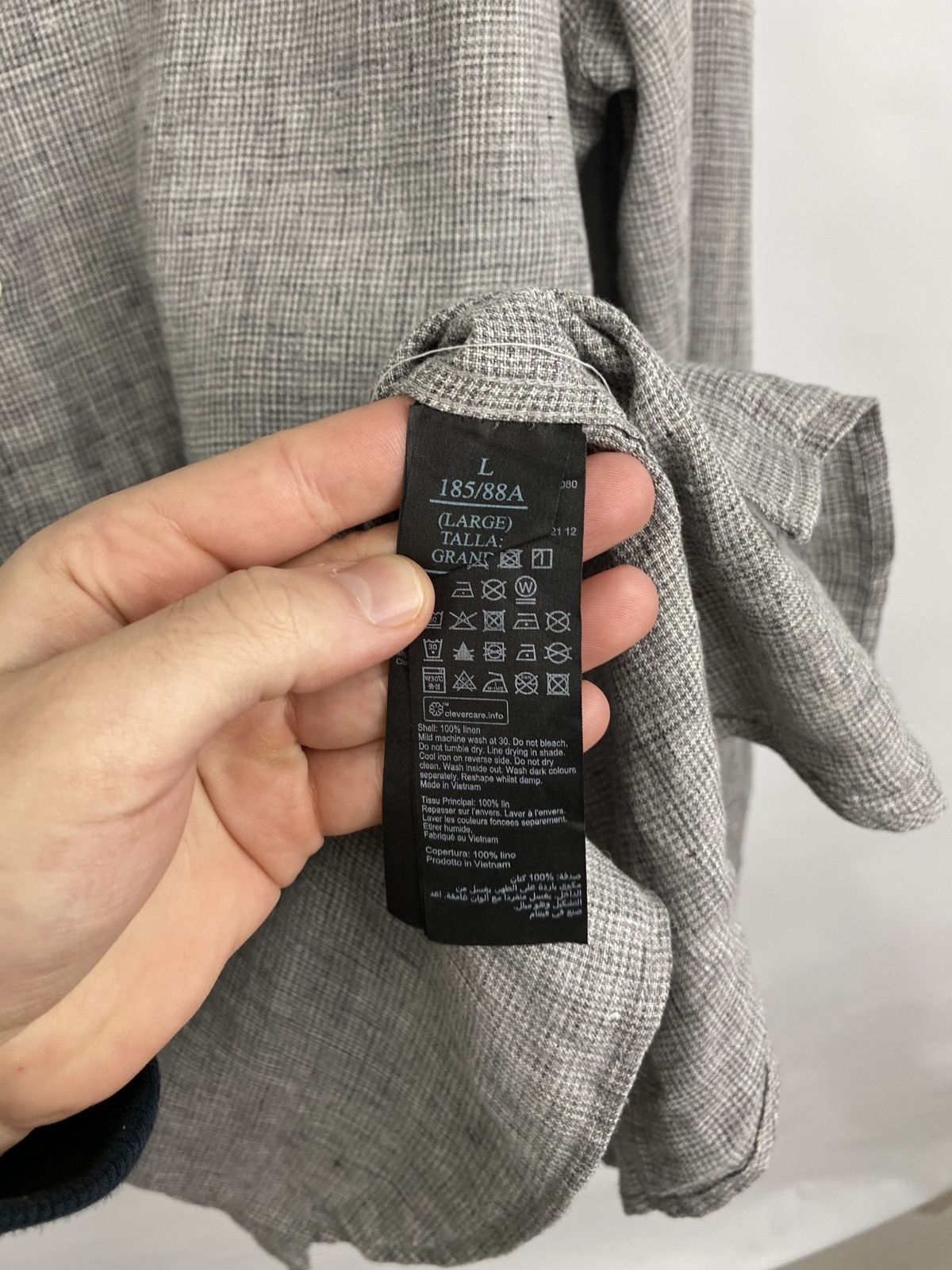 Allsaints Allsaints Linen 100% Shirt Retro Rare Hype Y2K Size US L / EU 52-54 / 3 - 6 Thumbnail