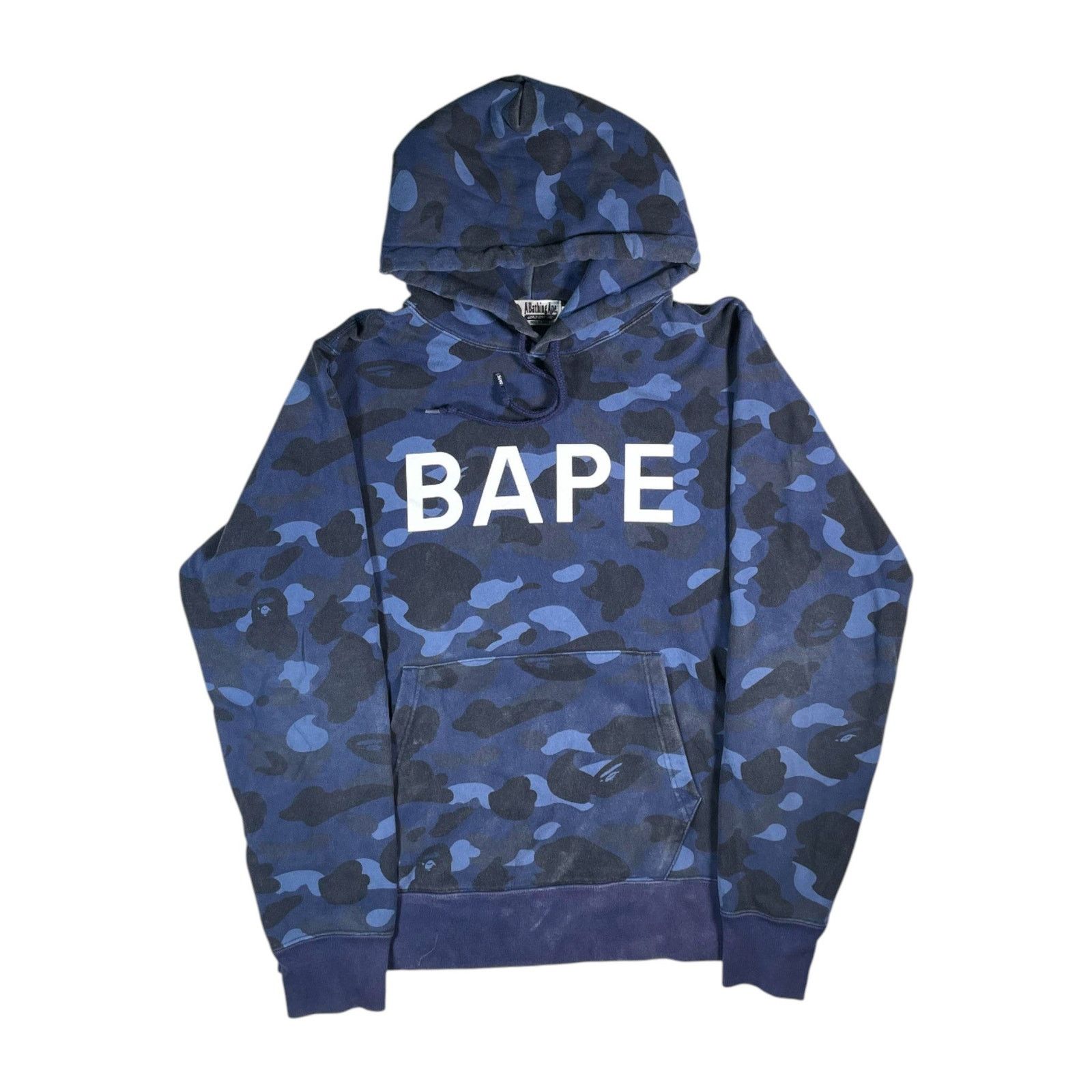 Bape BAPE Camo Chest Logo Blue Hoodie Size US L / EU 52-54 / 3 - 1 Thumbnail