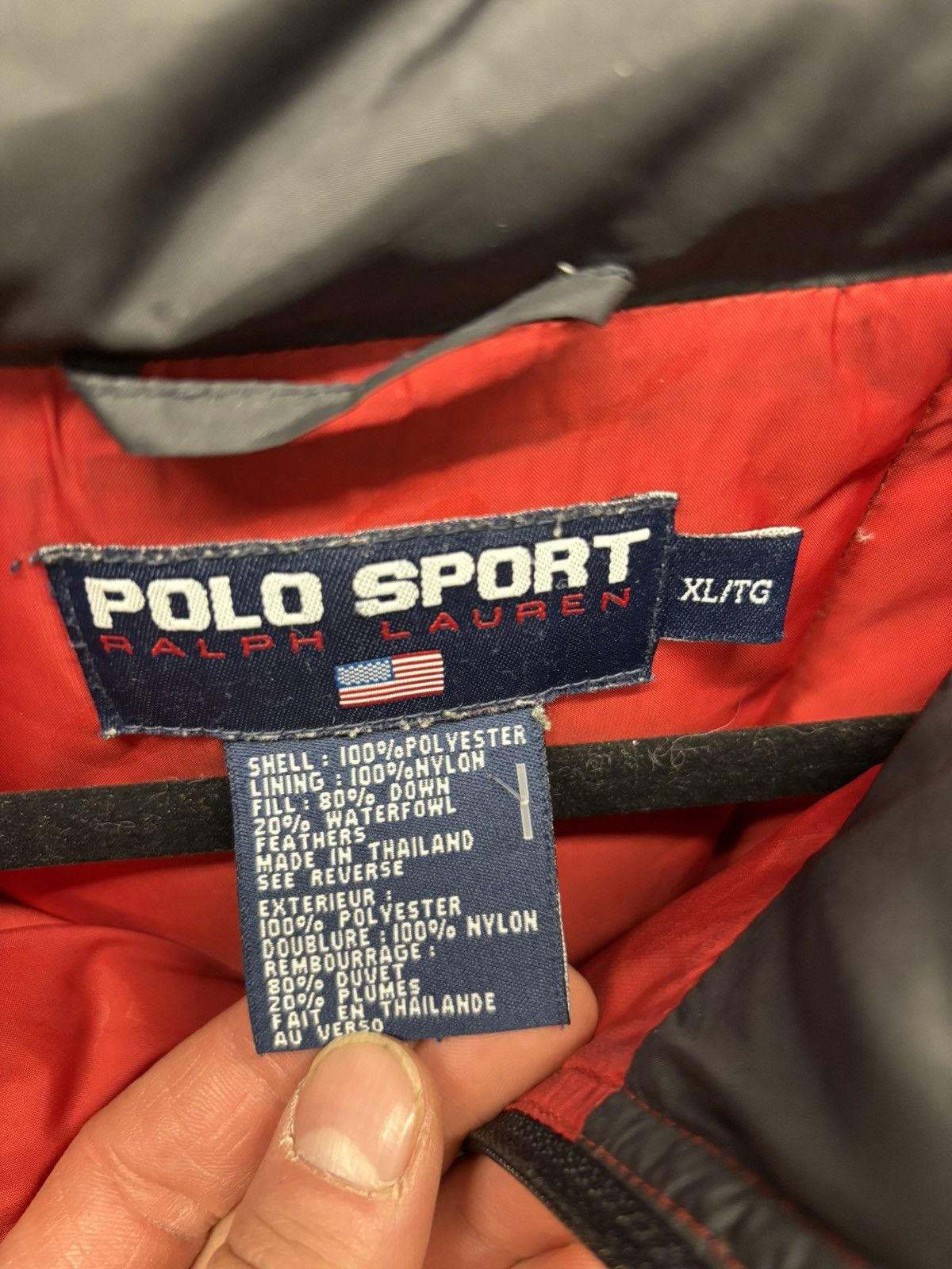 Polo Ralph Lauren Vintage Polo Sport Puffer Jacket Size US XL / EU 56 / 4 - 5 Thumbnail