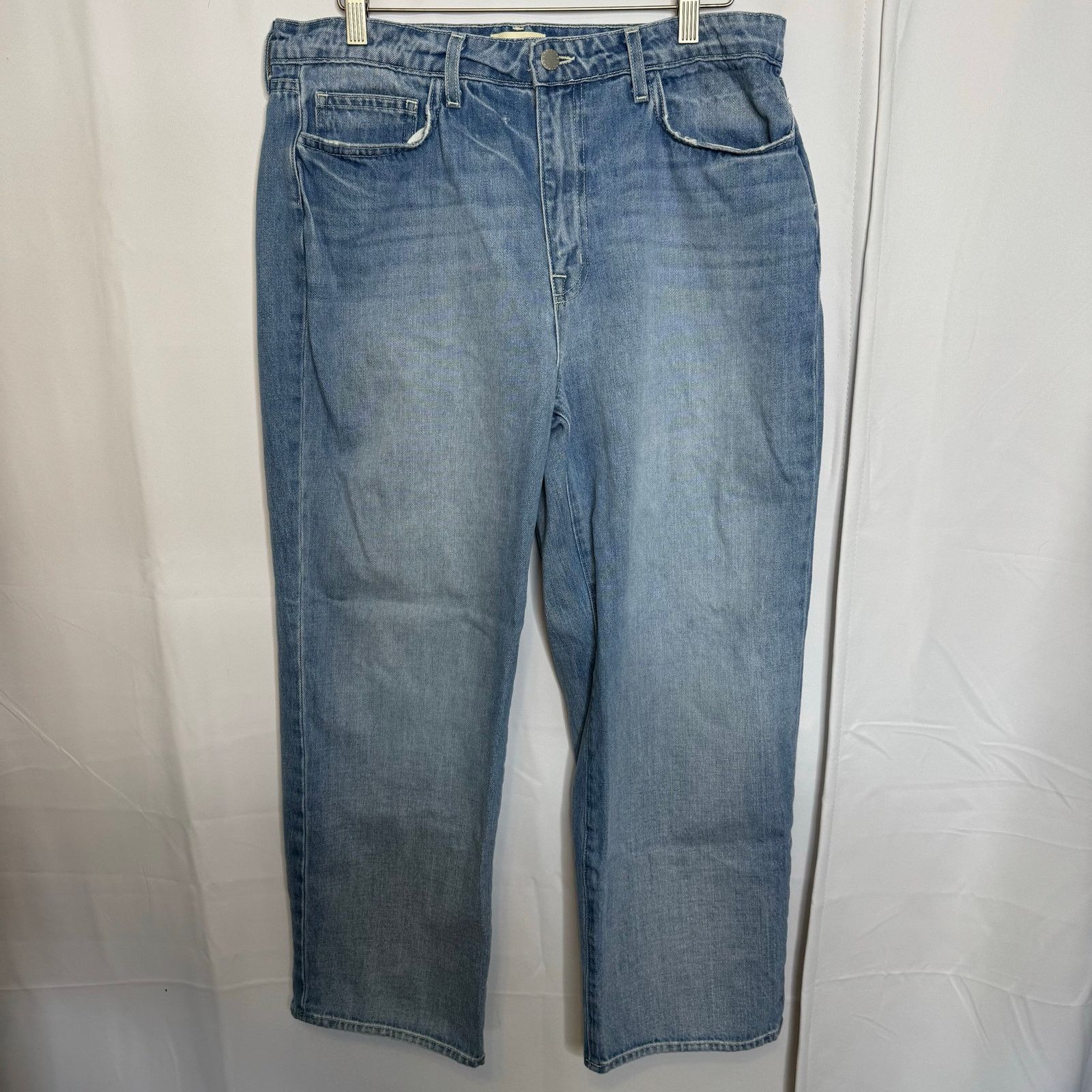 L'AGENCE L’AGENCE June Ultra High Rise Straight Leg Jeans Size 31 Size 31" - 2 Thumbnail