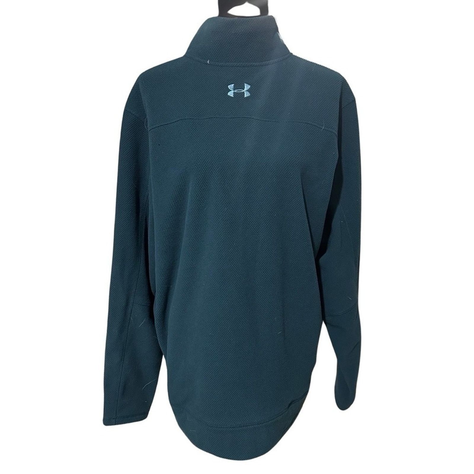 Under Armour Under Armour Turquoise Half Zip Fleece Sweater Size US XXL / EU 58 / 5 - 2 Thumbnail