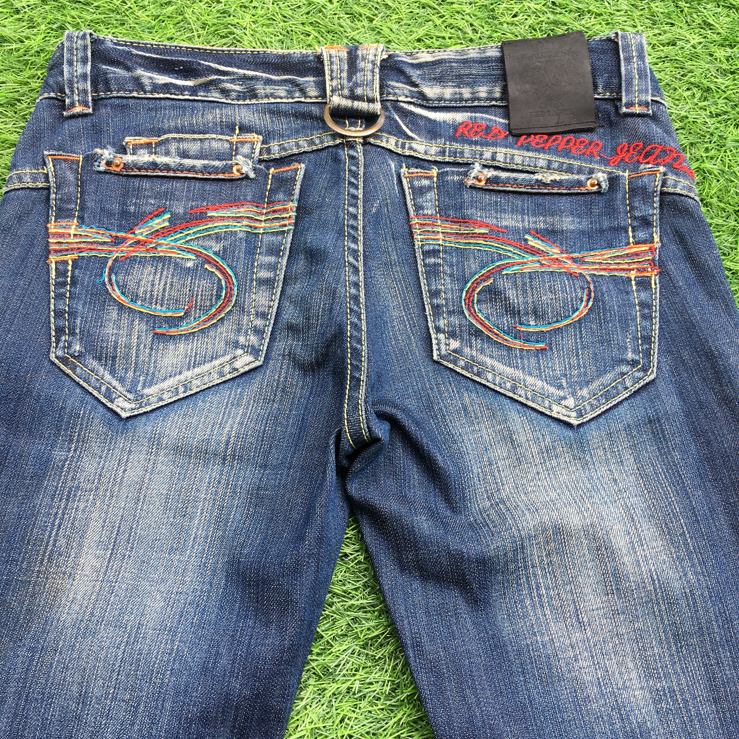 Japanese Brand Japanese Embroidered Bootcut Denim Jeans D-1194 Size 26" / US 2 / IT 38 - 4 Thumbnail