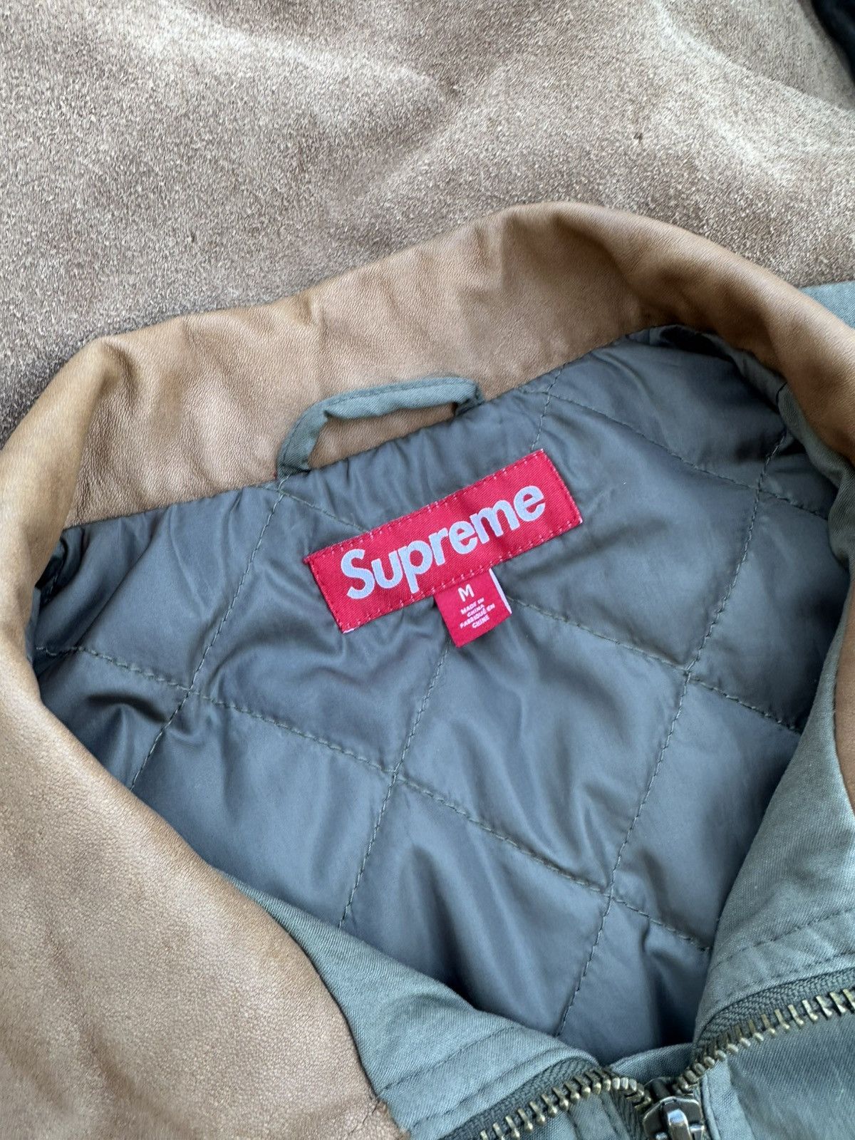 Supreme Supreme Leather Collar Utility Jacket Size US M / EU 48-50 / 2 - 2 Thumbnail