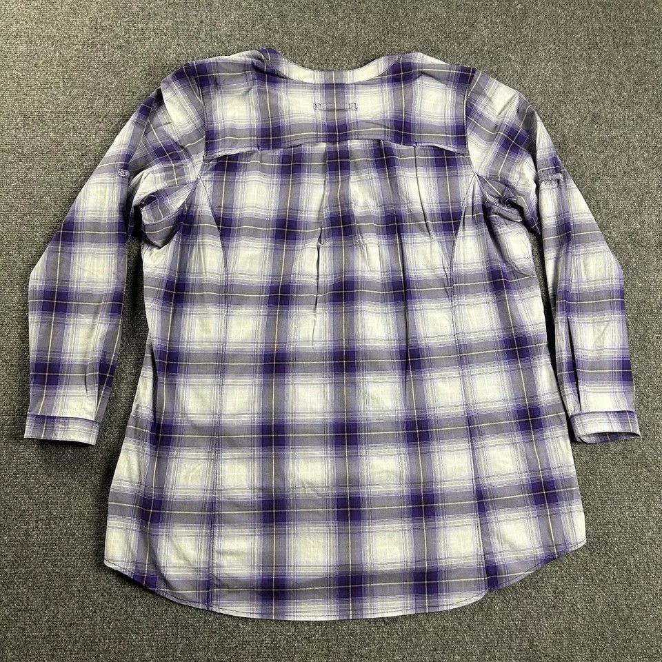 Duluth Trading Company Duluth Trading Top Womens 2XL Plaid Button Up Nylon Mesh Size XXL / US 16-18 / IT 52-54 - 6 Thumbnail