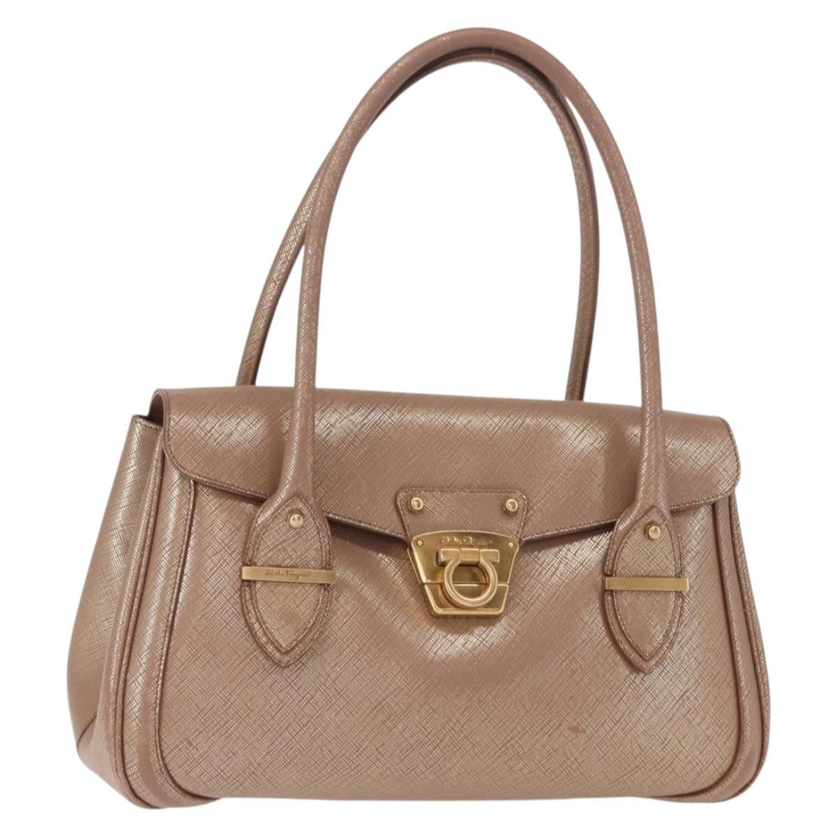 Salvatore Ferragamo Salvatore Ferragamo Flap Satchel Saffiano Leather Size ONE SIZE - 1 Thumbnail