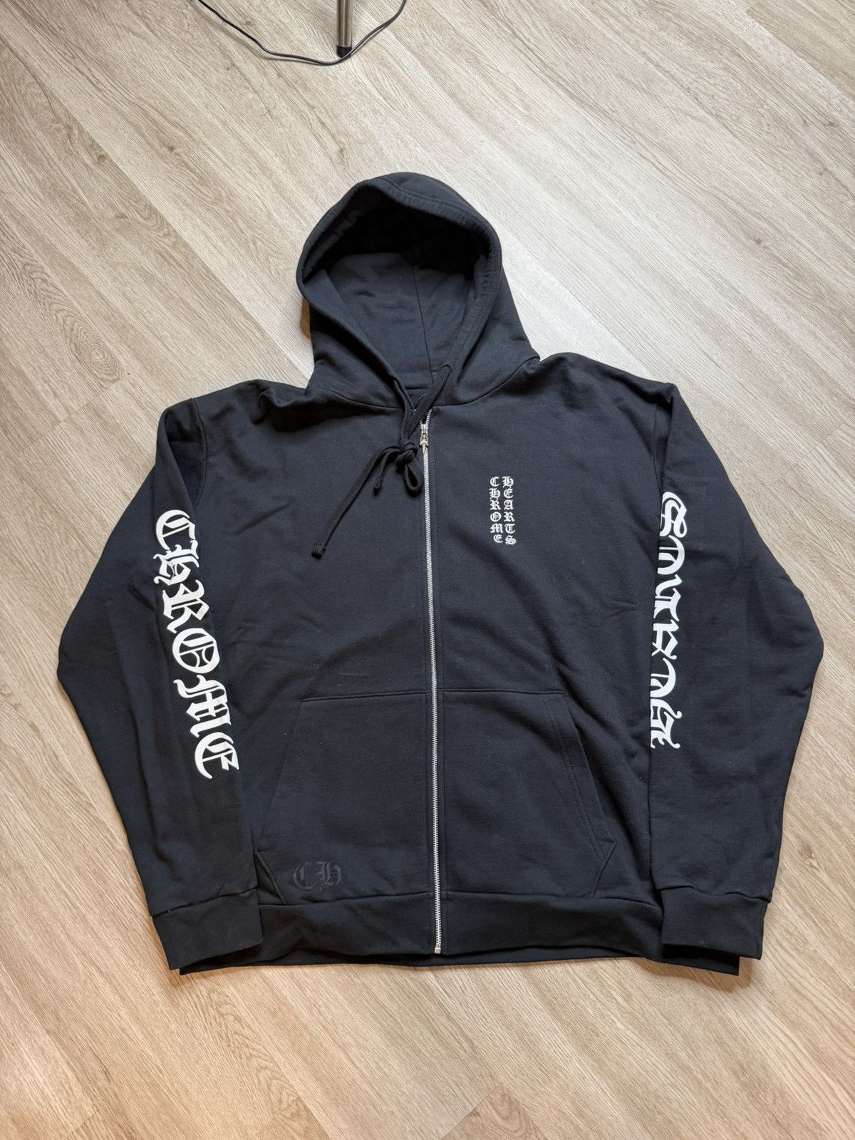 Chrome Hearts Chrome Hearts Scroll Logo Zip up Size US XXL / EU 58 / 5 - 1 Thumbnail