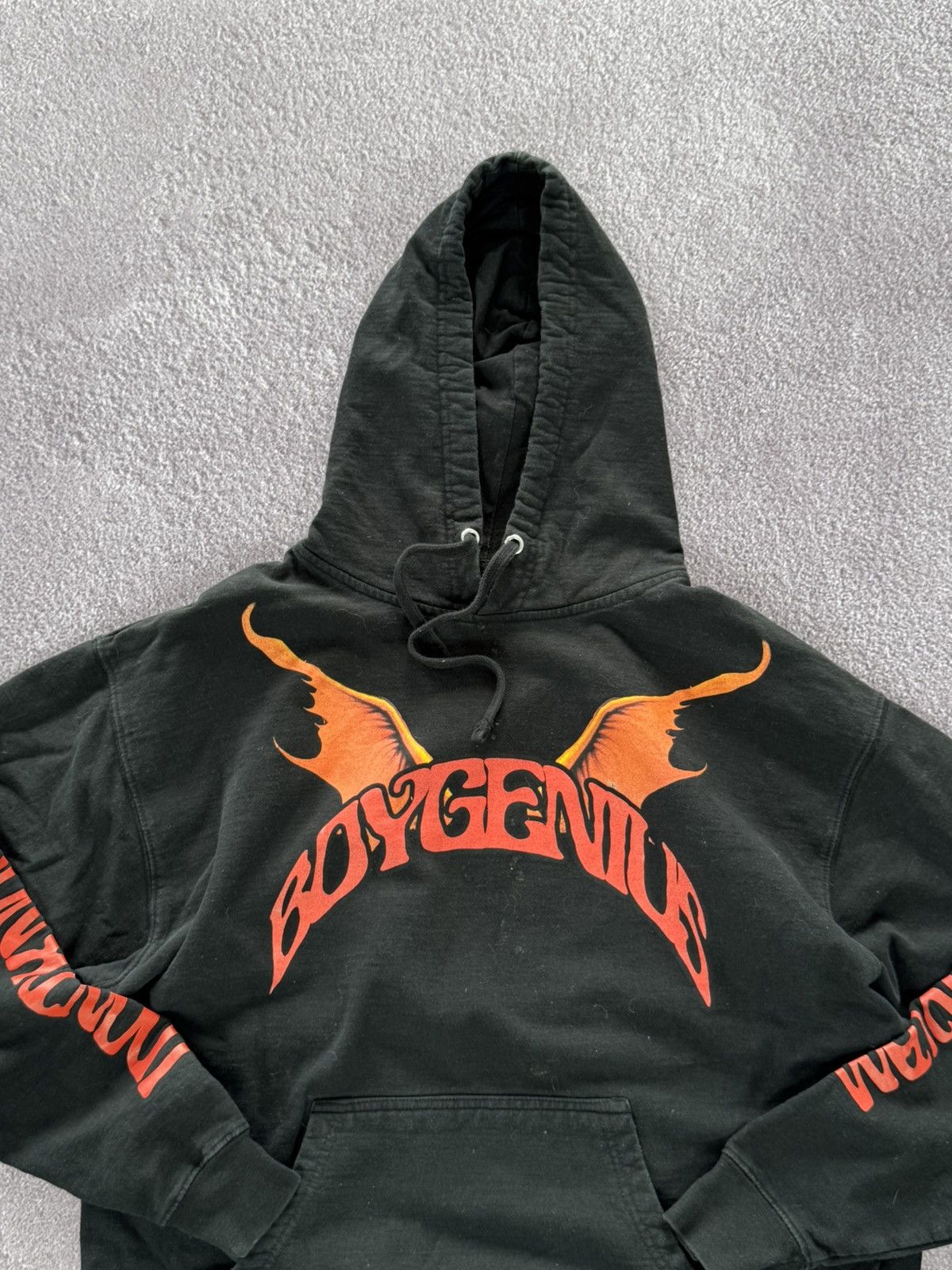 Vintage BoyGenius Demon Hoodie Tour Merch Large Concert Pullover Size US XL / EU 56 / 4 - 3 Thumbnail