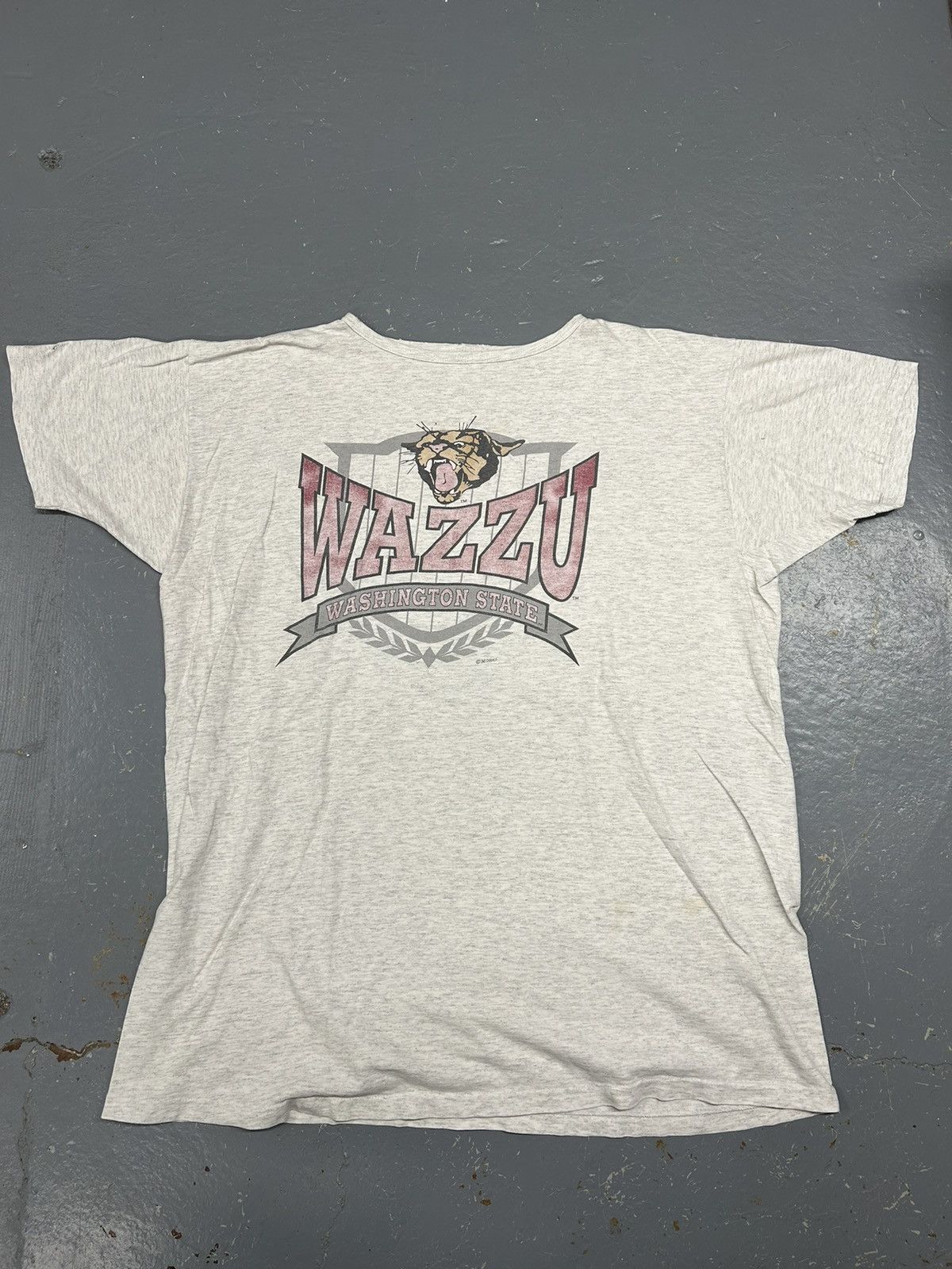 Vintage Crazy Vintage Essential Washington State University T-Shirt Size US XL / EU 56 / 4 - 1 Thumbnail