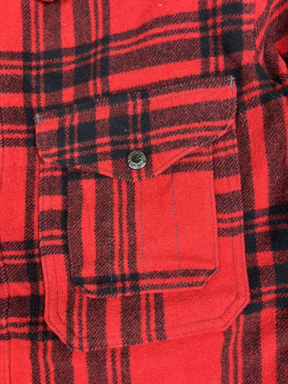 Polo Ralph Lauren Vtg Polo Ralph Lauren Mackinaw Military Wool Jacket K47 Size US XXL / EU 58 / 5 - 10 Thumbnail
