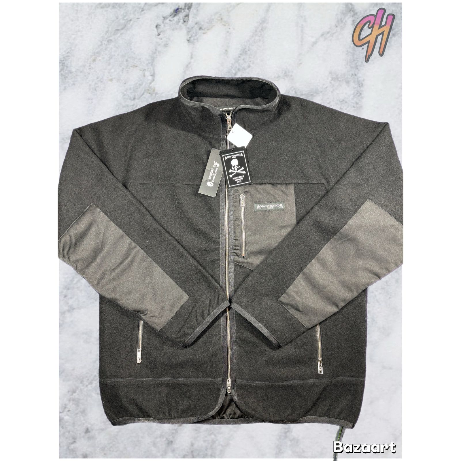 Mastermind Japan Mastermind Cashmere Fleece Black Blouson Size Large Size US L / EU 52-54 / 3 - 1 Thumbnail