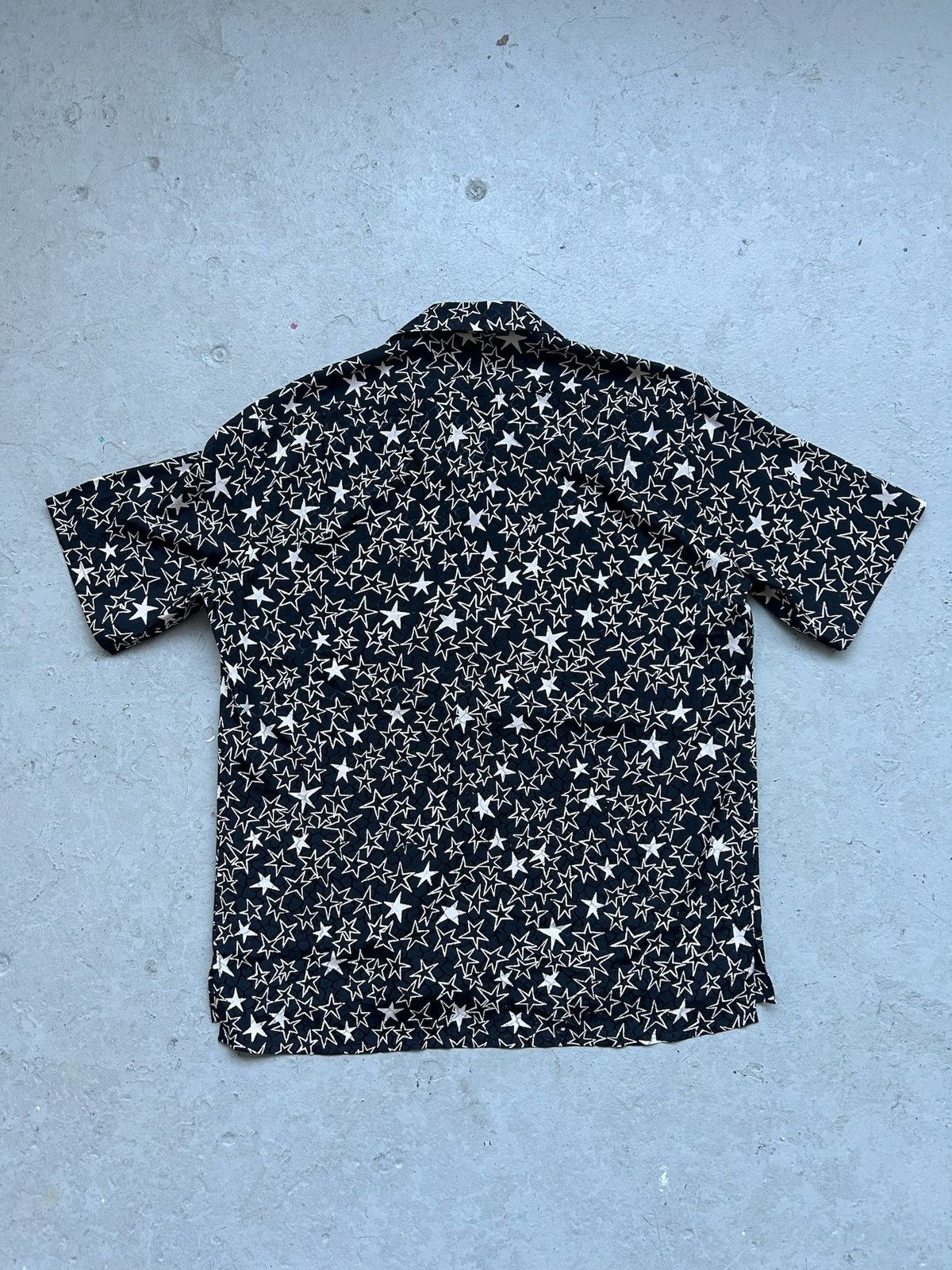 Saint Laurent Paris Saint Laurent Silk Stars Button Up Size US XL / EU 56 / 4 - 3 Thumbnail