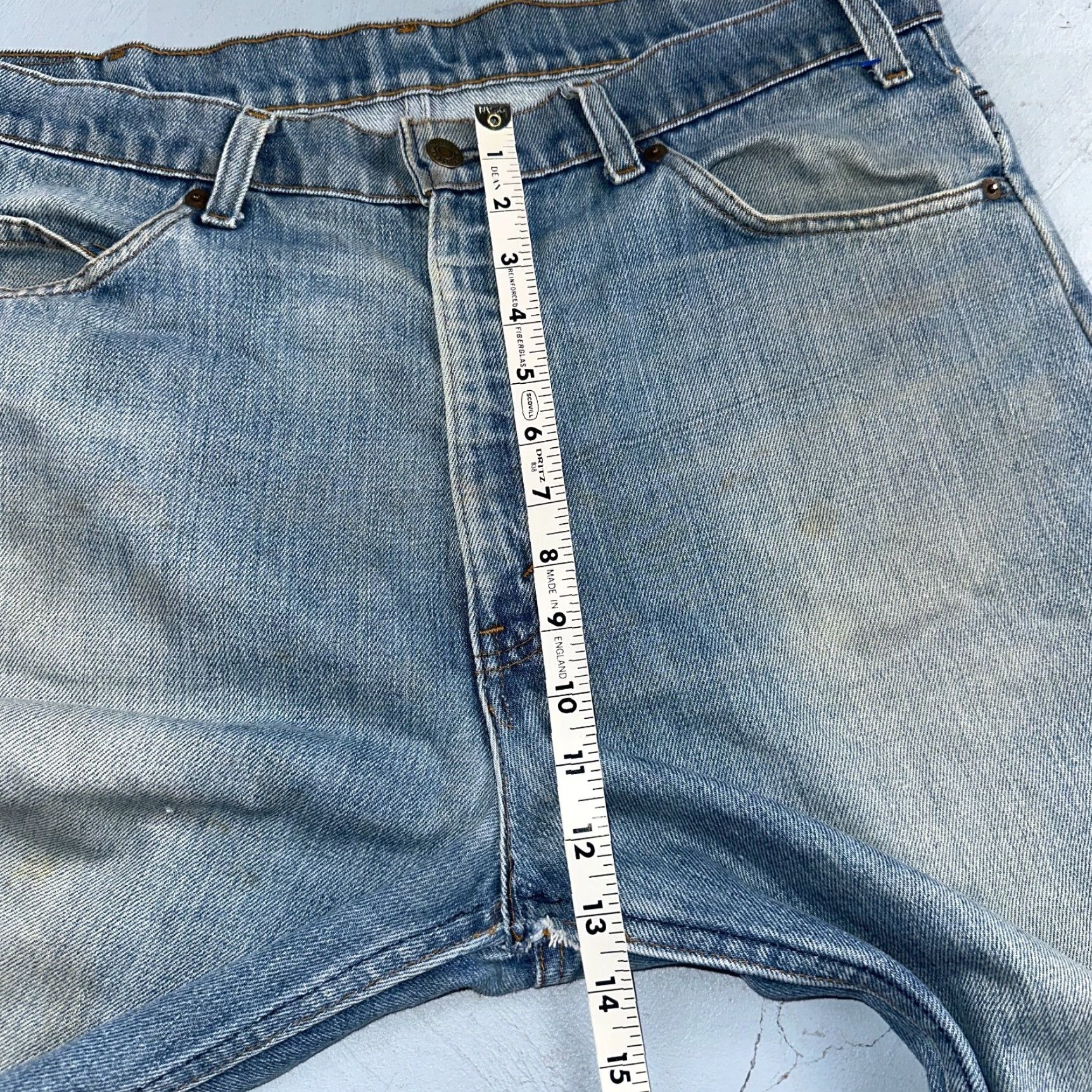 Levi's VINTAGE Levi's 517 Jeans Boy—Levi's 517 Bootcut Denim Blue 38x32 USA 80s Talon Act Orange Tab Mens Regular Cotton Size US 38 / EU 54 - 6 Thumbnail