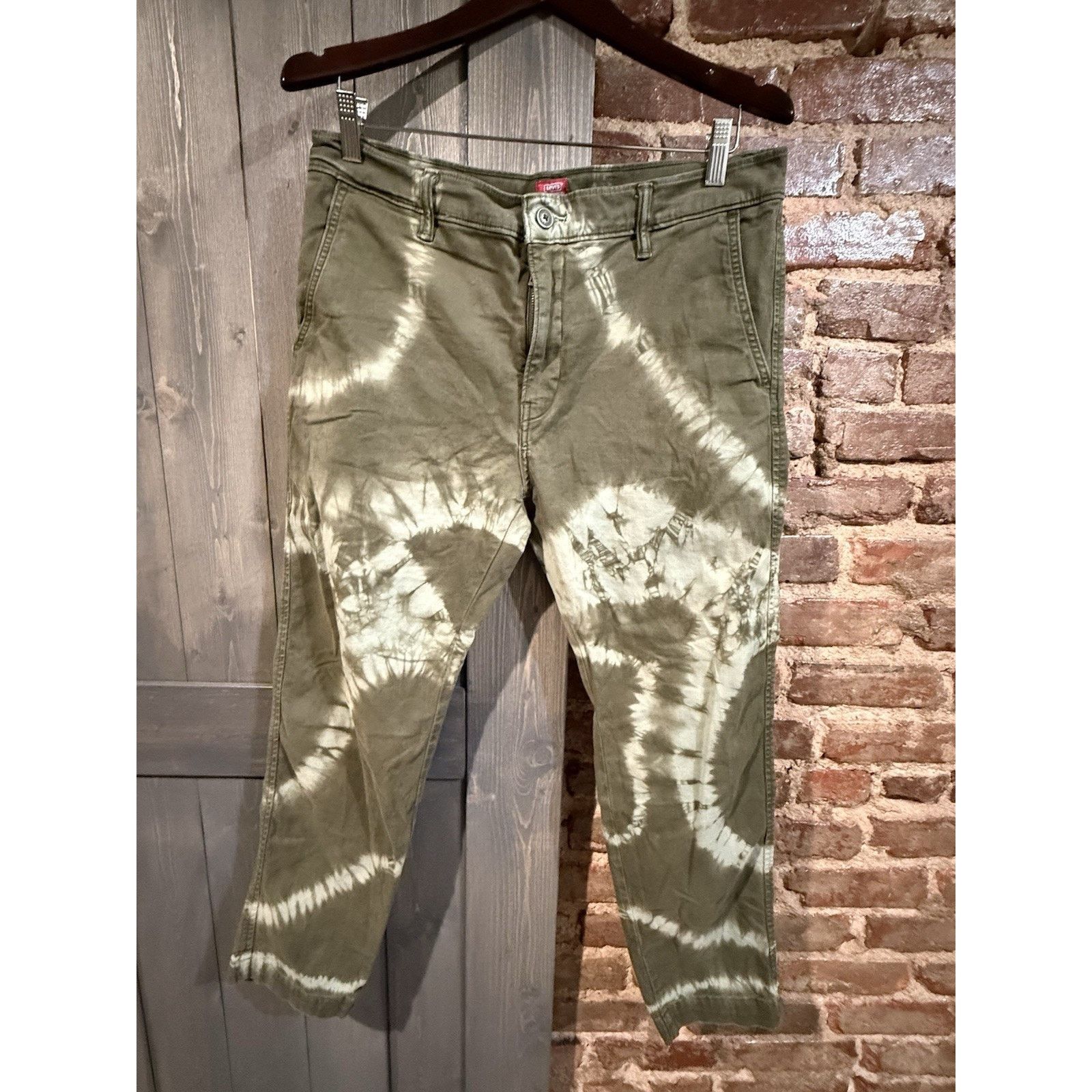 Levi's Levi's XX Men's Chino Standard Pant 34x29 Green Tie Dye Size US 34 / EU 50 - 2 Thumbnail