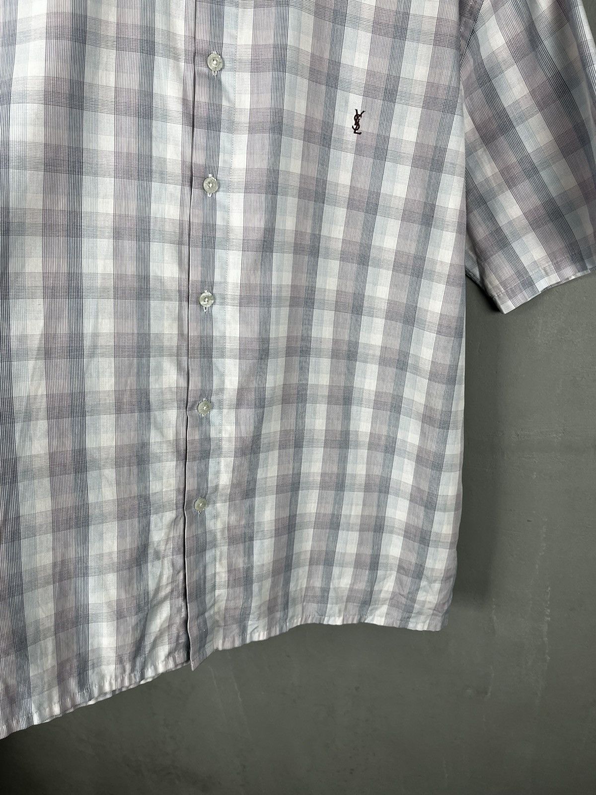 Yves Saint Laurent YSL rare button shirt vintage 90s size XL Size US XL / EU 56 / 4 - 8 Thumbnail