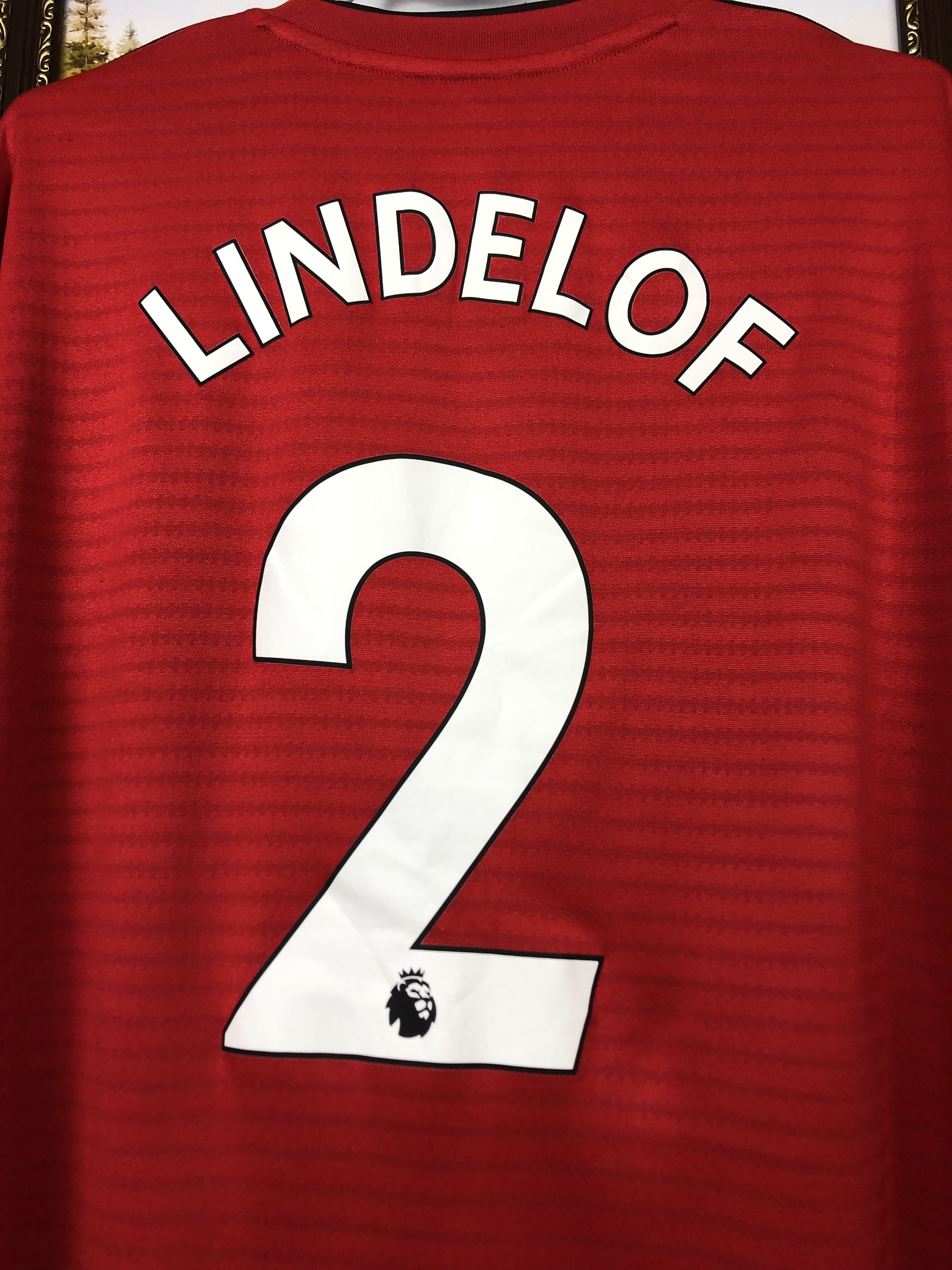 Adidas Manchester United football shirt 2018 Soccer Lindelof Jersey Size US XXL / EU 58 / 5 - 3 Thumbnail