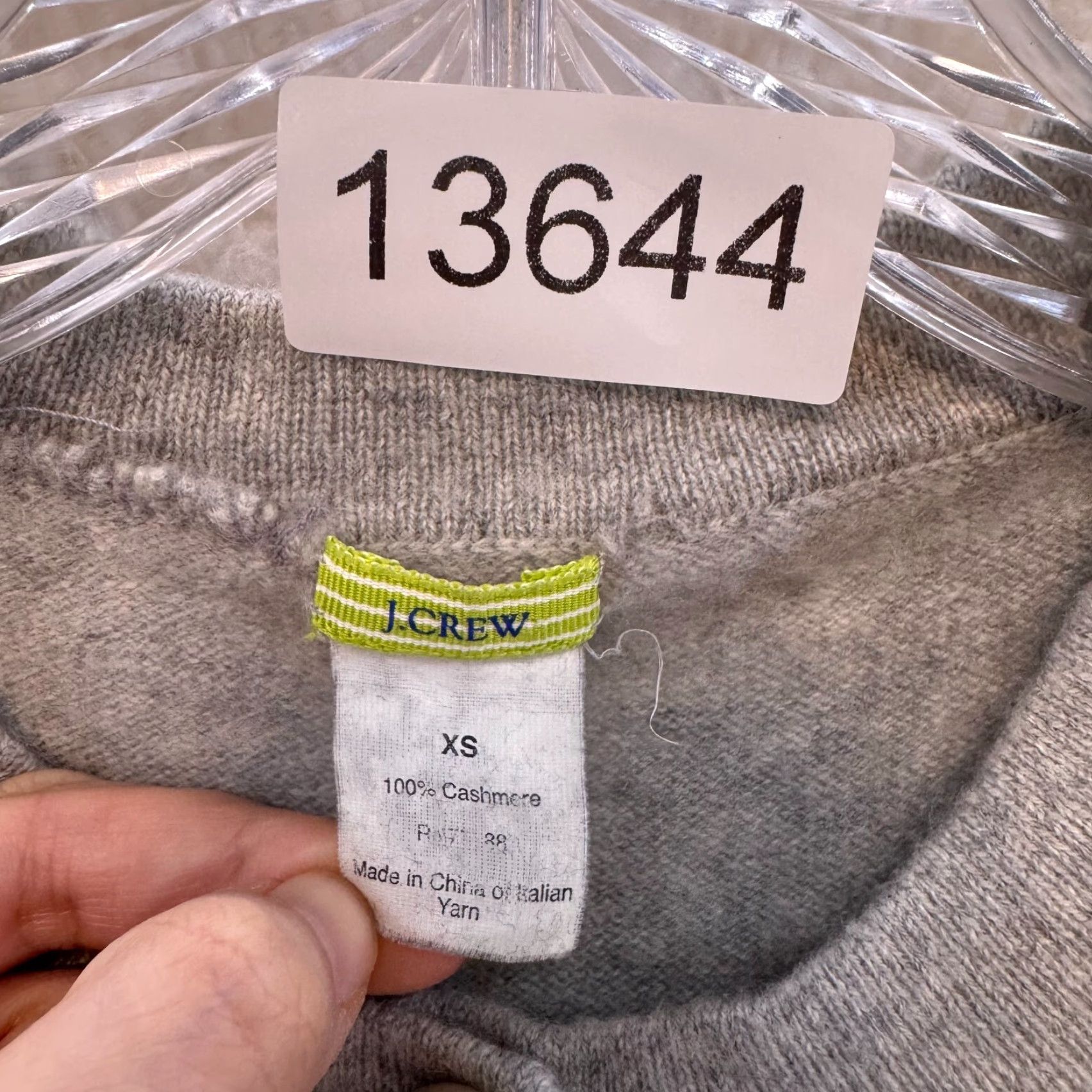 J.Crew J Crew Cashmere Cardigan Sweater Top XS Small Womens Grey Casual Minimalist Vintage Shirt Size XS / US 0-2 / IT 36-38 - 8 Thumbnail