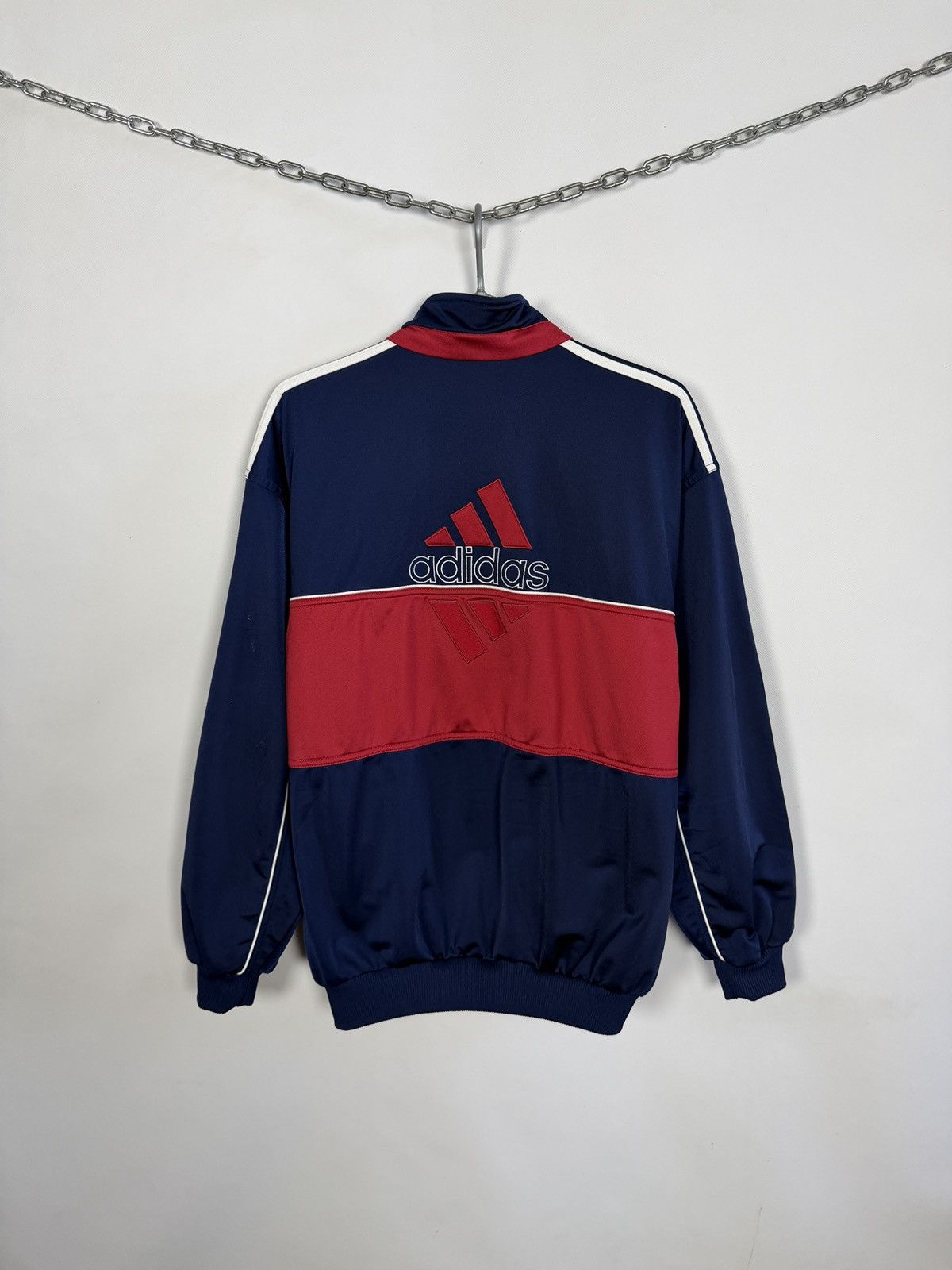 Adidas Adidas Vintage 90s Track Jacket Retro Streetwear Size M Size US M / EU 48-50 / 2 - 12 Thumbnail