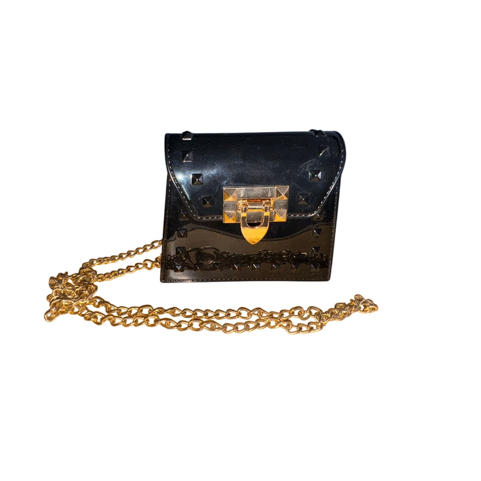 Other Crossbody / mini / black / orange gold chains/ lot of 3 /EUC Size ONE SIZE - 4 Thumbnail
