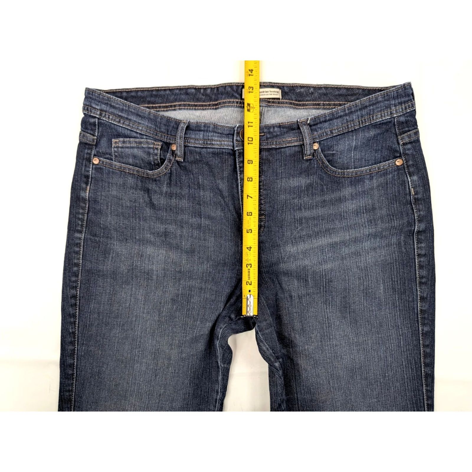 Lee LEE Riders Jeans Bootcut Blue 18L Women Plus 18 Long Denim 5-Pocket Embroidered Back Pocket Size 40" / US 18 - 4 Thumbnail