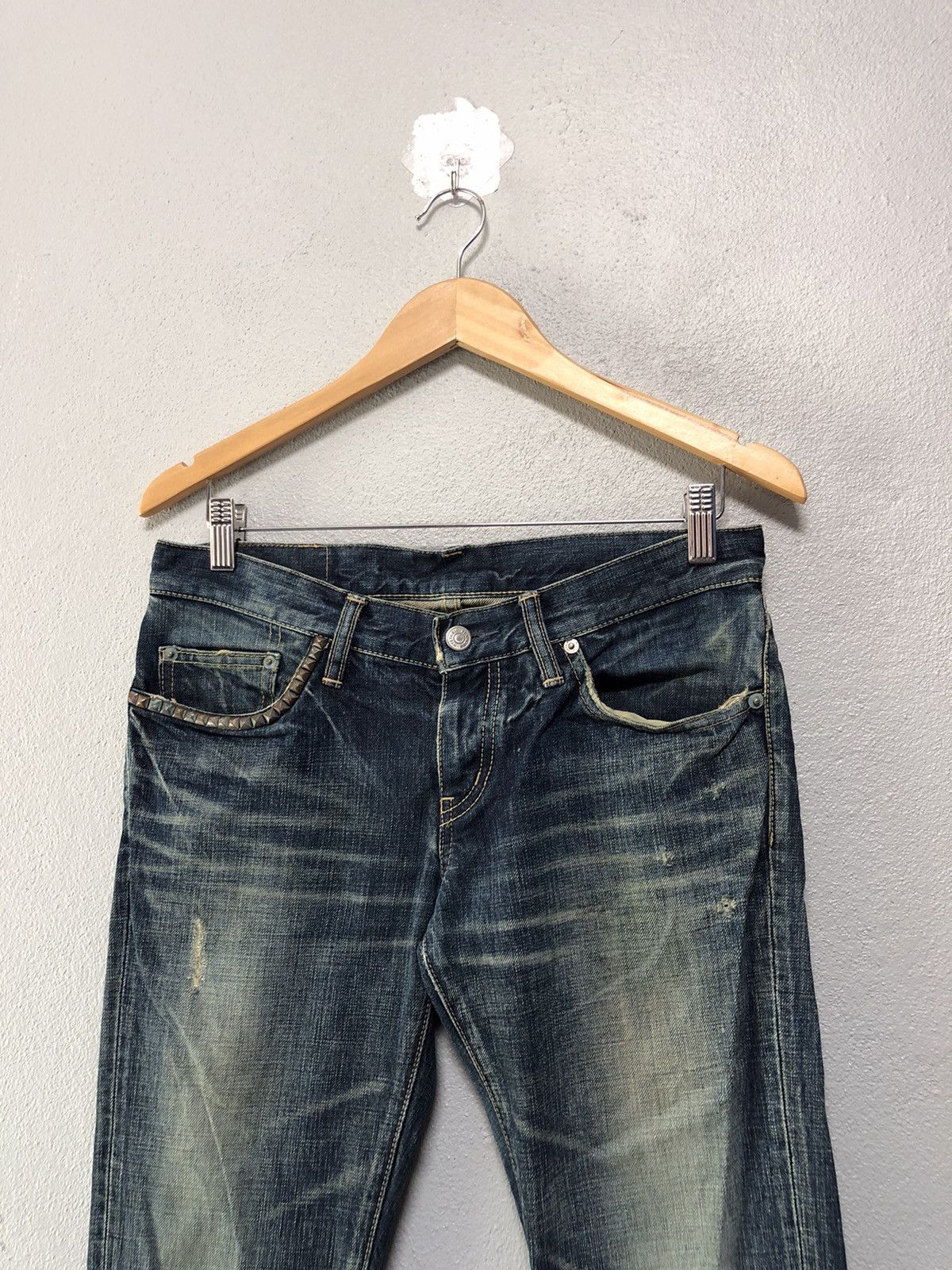 Hysteric Glamour Hysteric Glamour Stud Jeans Distressed Style Size US 30 / EU 46 - 4 Thumbnail