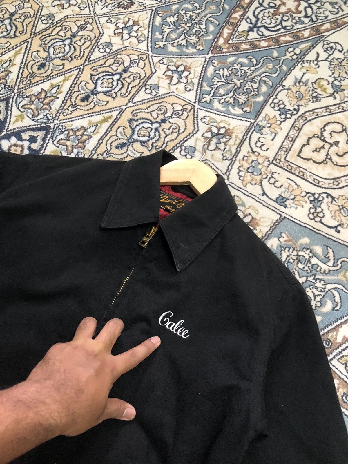 Japanese Brand Vtg Calee King of The Roat Embroidery Skull Trucker Jacket Size US M / EU 48-50 / 2 - 12 Thumbnail