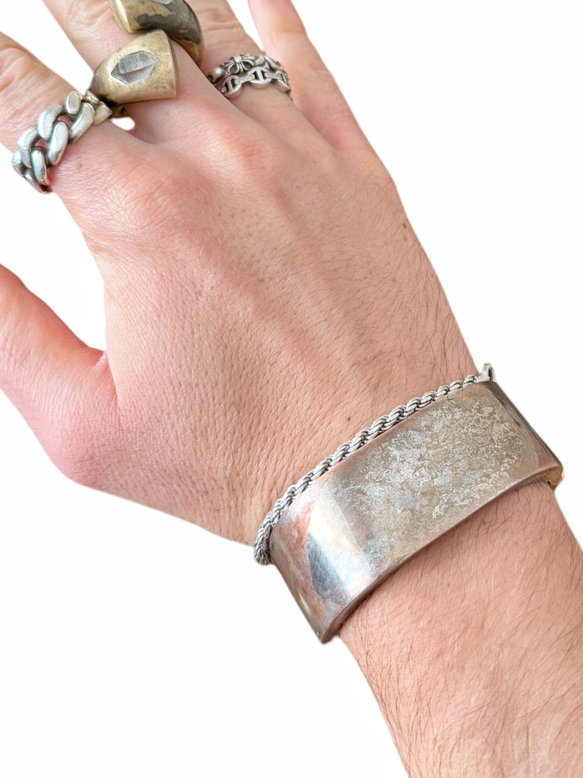 Rick Owens 2010? Single Cuff Metal Bracelet Size ONE SIZE - 9 Thumbnail