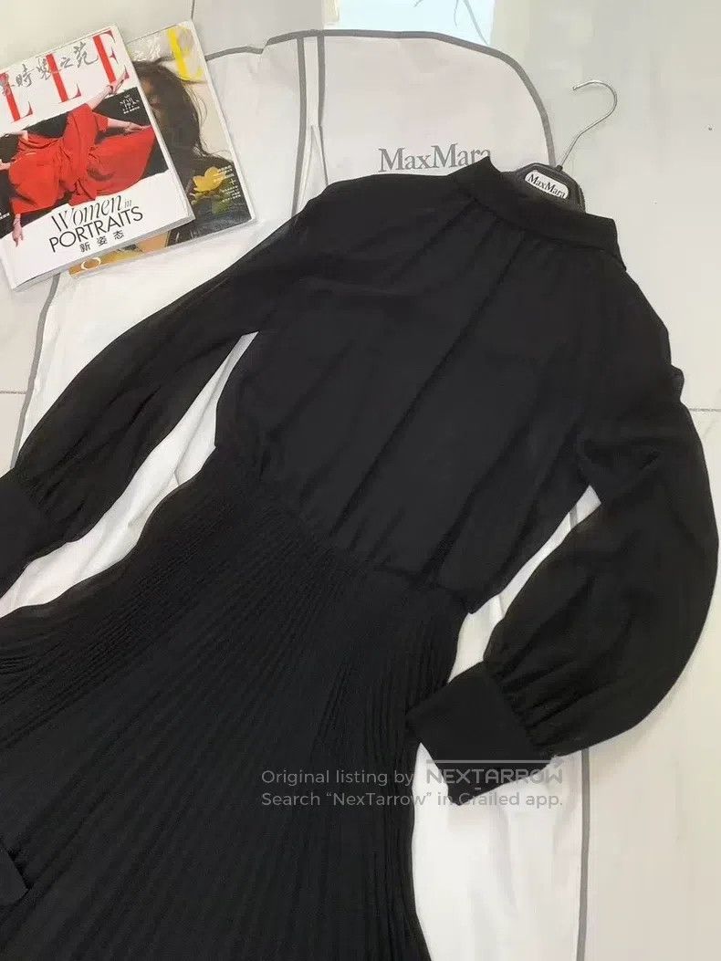 Max Mara Max Mara Black Maxi Dress Size M / US 6-8 / IT 42-44 - 2 Thumbnail