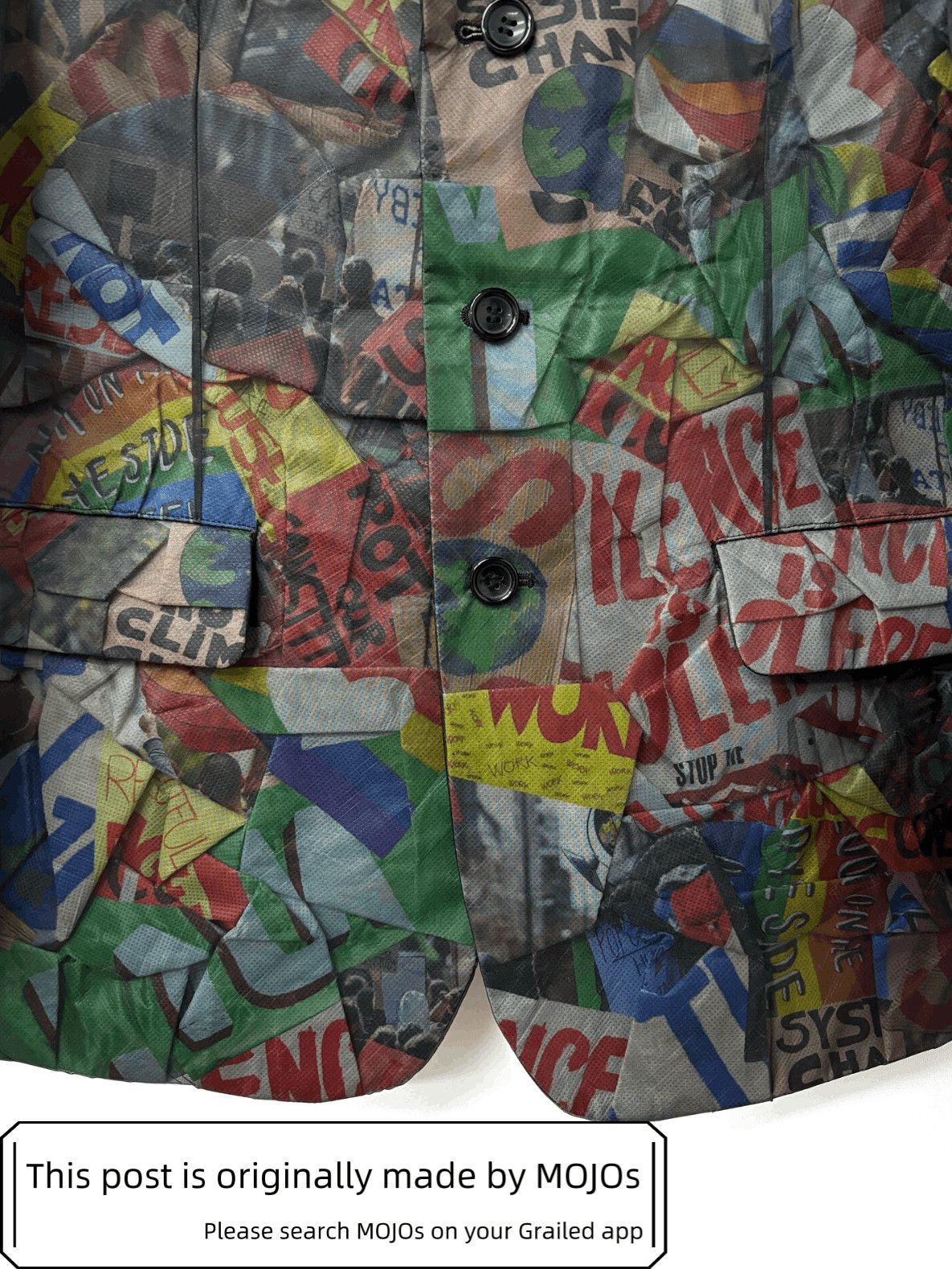 Comme des Garcons Comme Des Garcons 25SS Poster Jacket mojos002226 Size US M / EU 48-50 / 2 - 5 Thumbnail