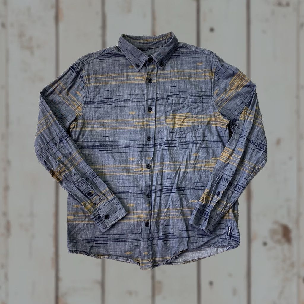 Prana Prana Button-Up Shirt Mens Small Blue Organic Cotton Hiking Long Sleeve Plaid Casual Bag? Size US S / EU 44-46 / 1 - 1 Thumbnail