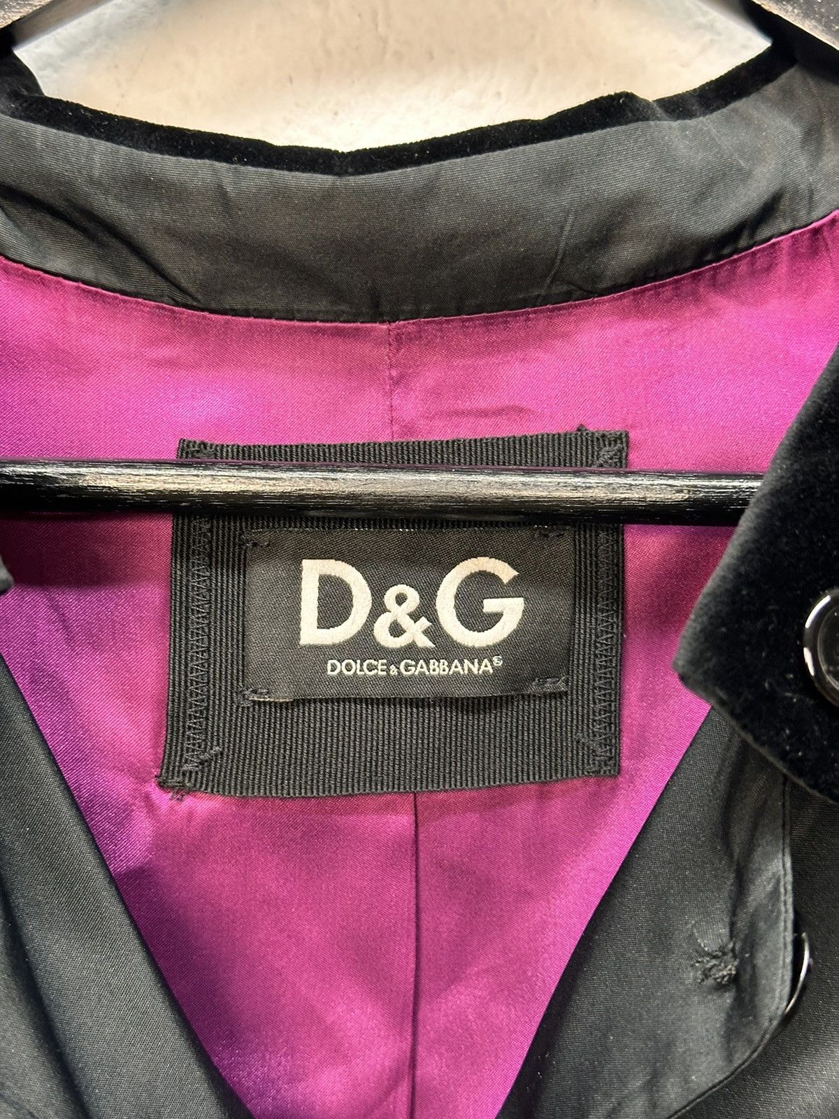 Dolce & Gabbana Vintage Dolce Gabbana Blazzer Jacket Black Luxury Prada Size M / US 6-8 / IT 42-44 - 7 Thumbnail