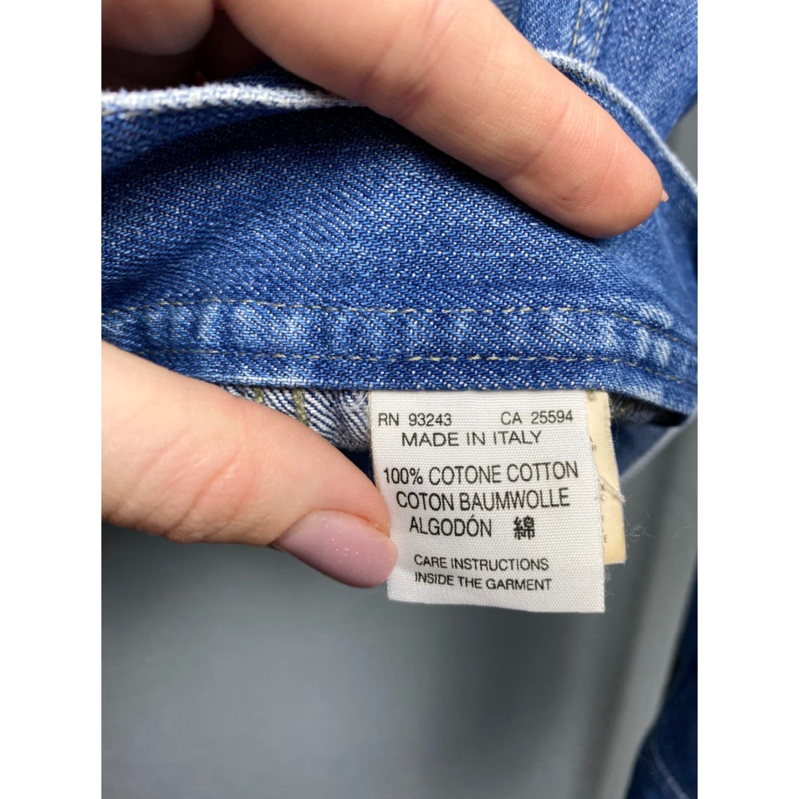 Diesel VINTAGE Diesel Jacket Mens Denim Jacket L Blue Diesel Vintage Mens Denim Jacket L Size US L / EU 52-54 / 3 - 6 Thumbnail
